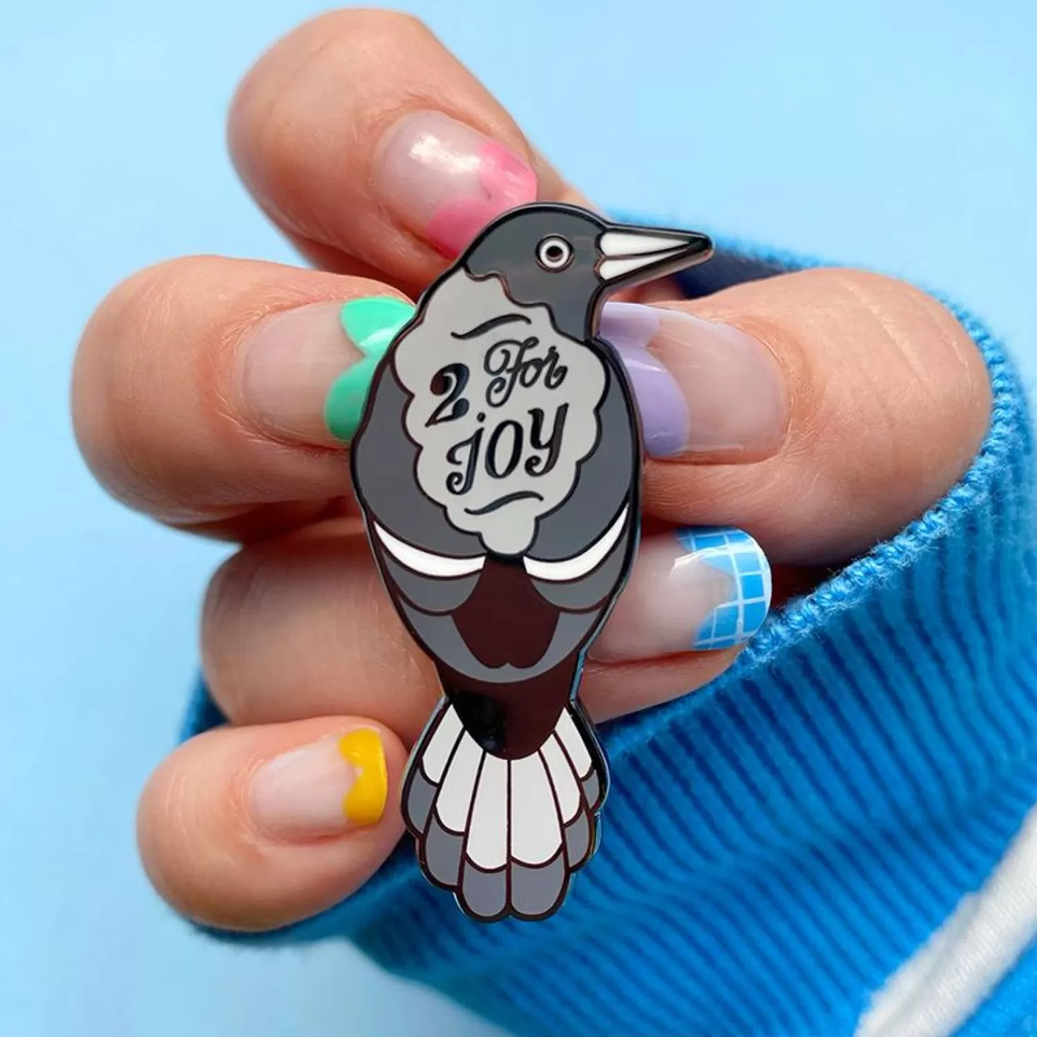 2 For Joy Enamel Pin*Erstwilder Discount