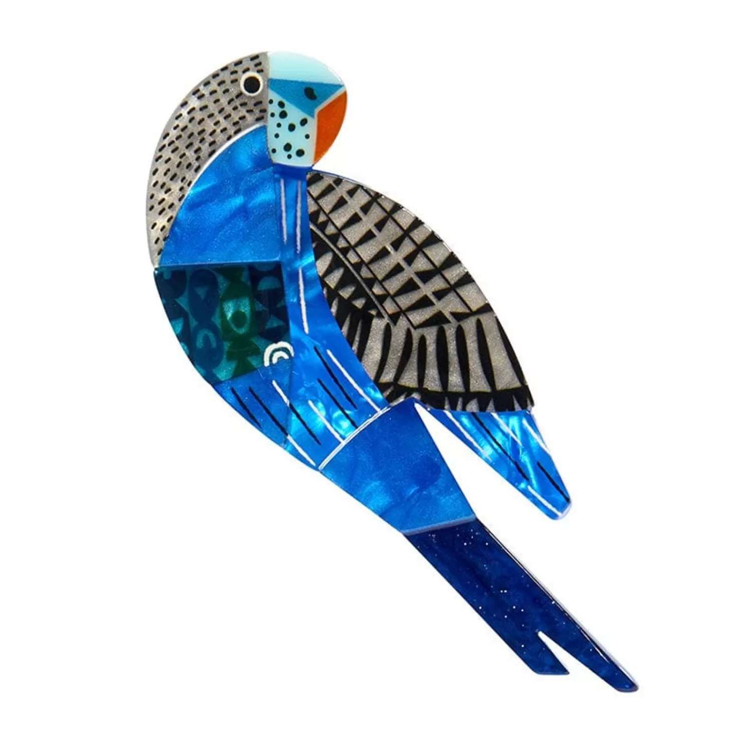 A Budgie Named Chirp Brooch*Erstwilder Clearance