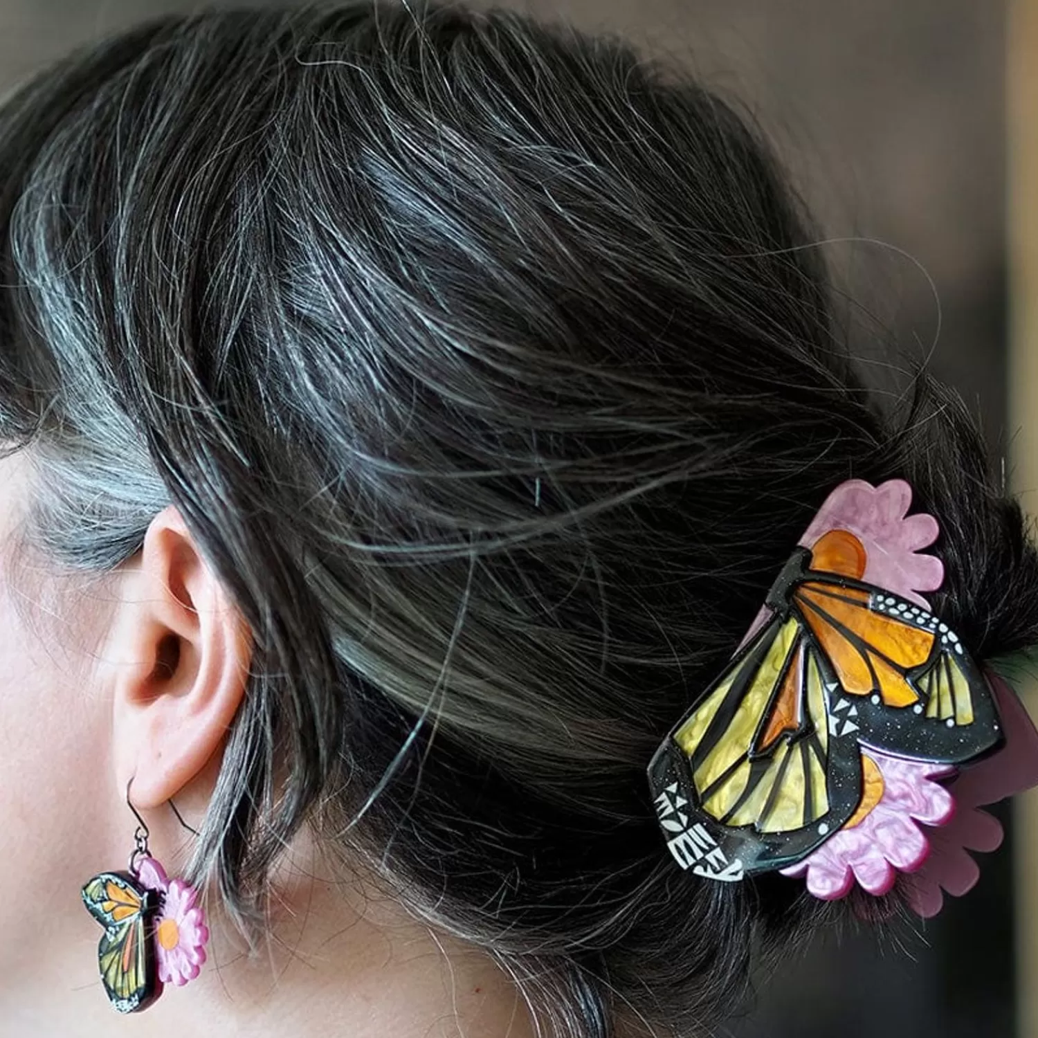 A Butterfly Named Flutter Hair Clip Claw*Erstwilder Flash Sale