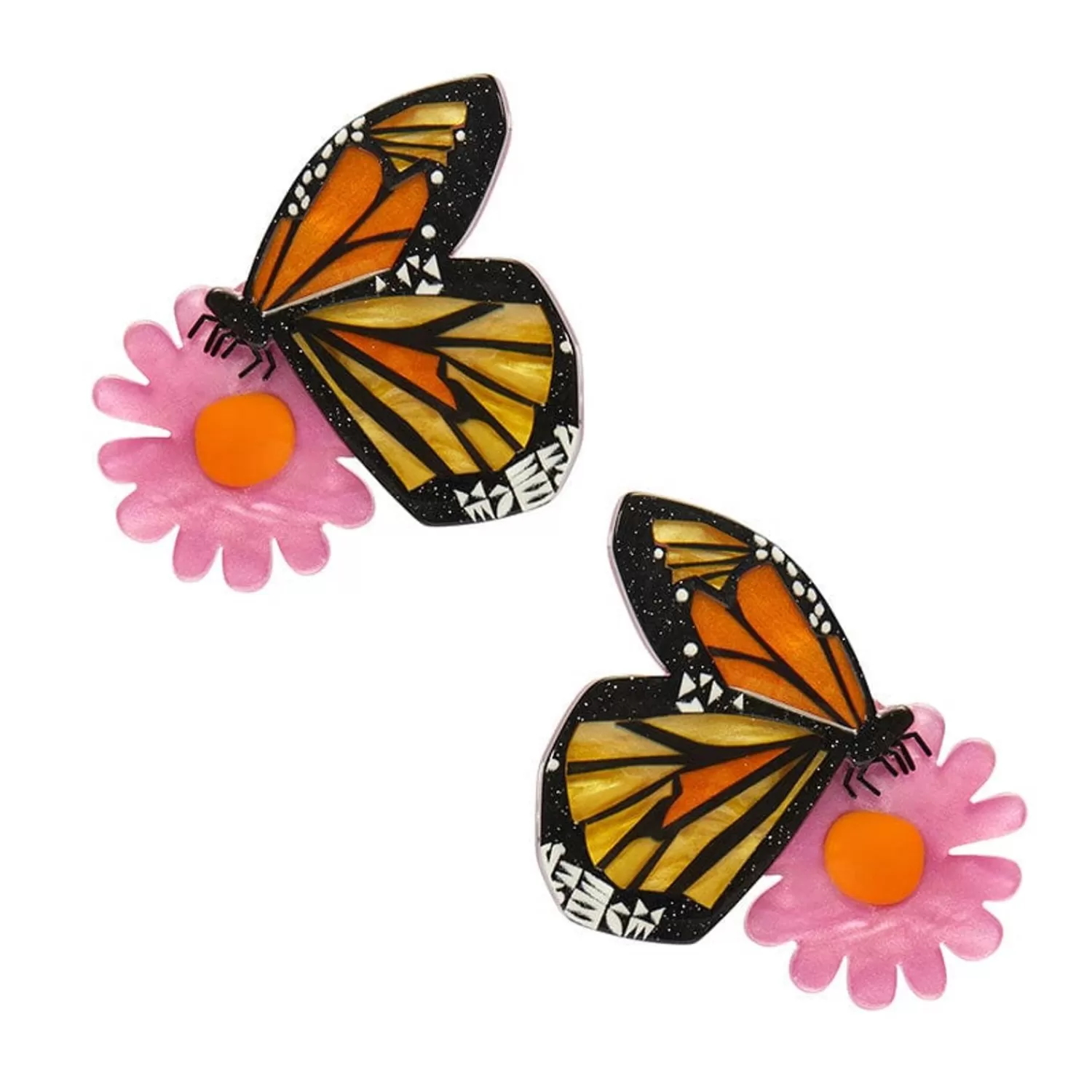 A Butterfly Named Flutter Hair Clips Set - 2 Piece*Erstwilder New