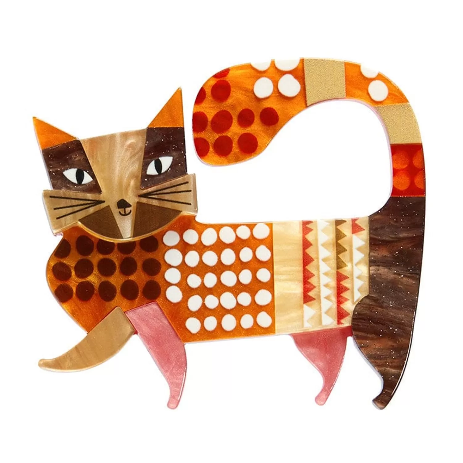 A Cat Named Purr Brooch*Erstwilder Shop