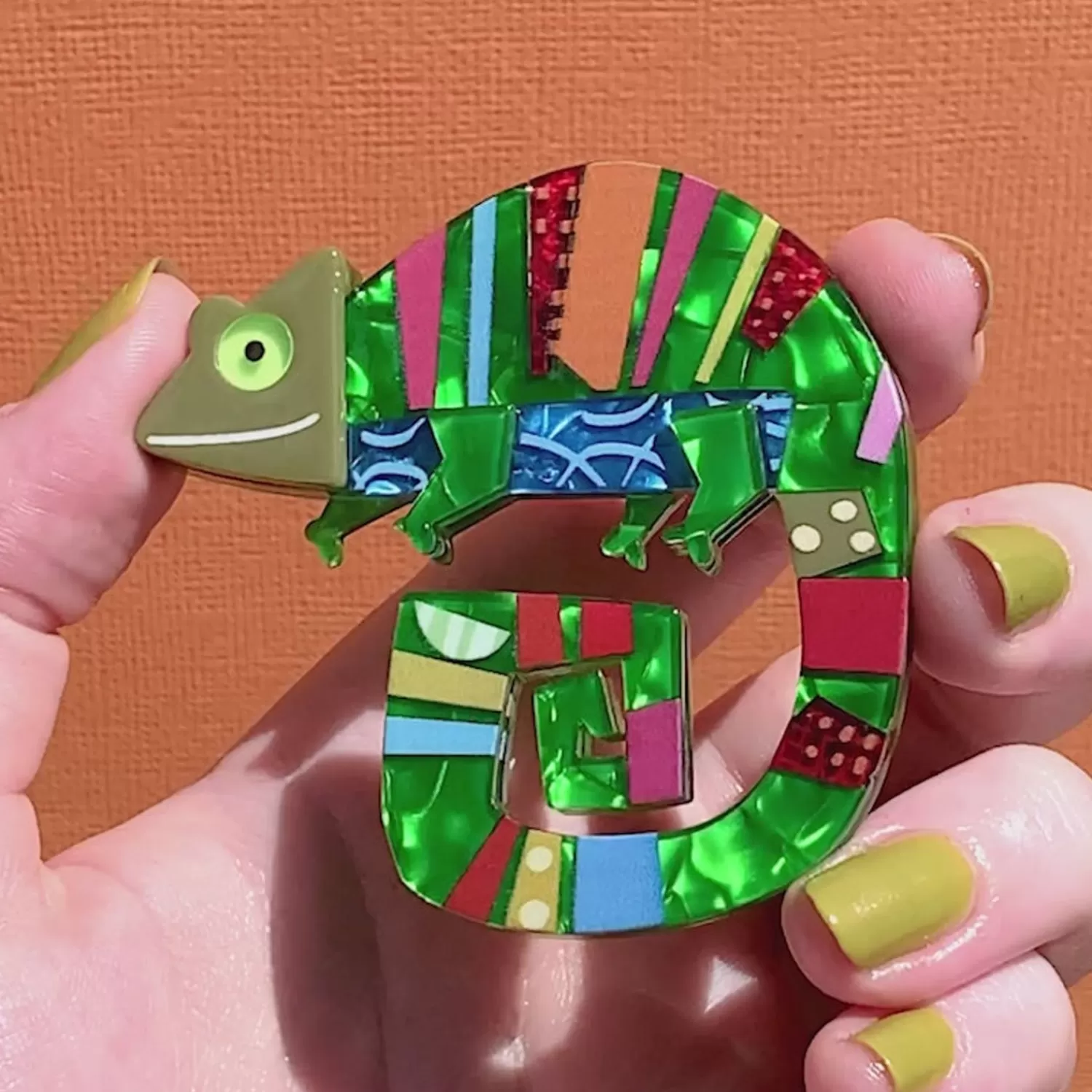 A Chameleon Named Pop Brooch*Erstwilder Cheap