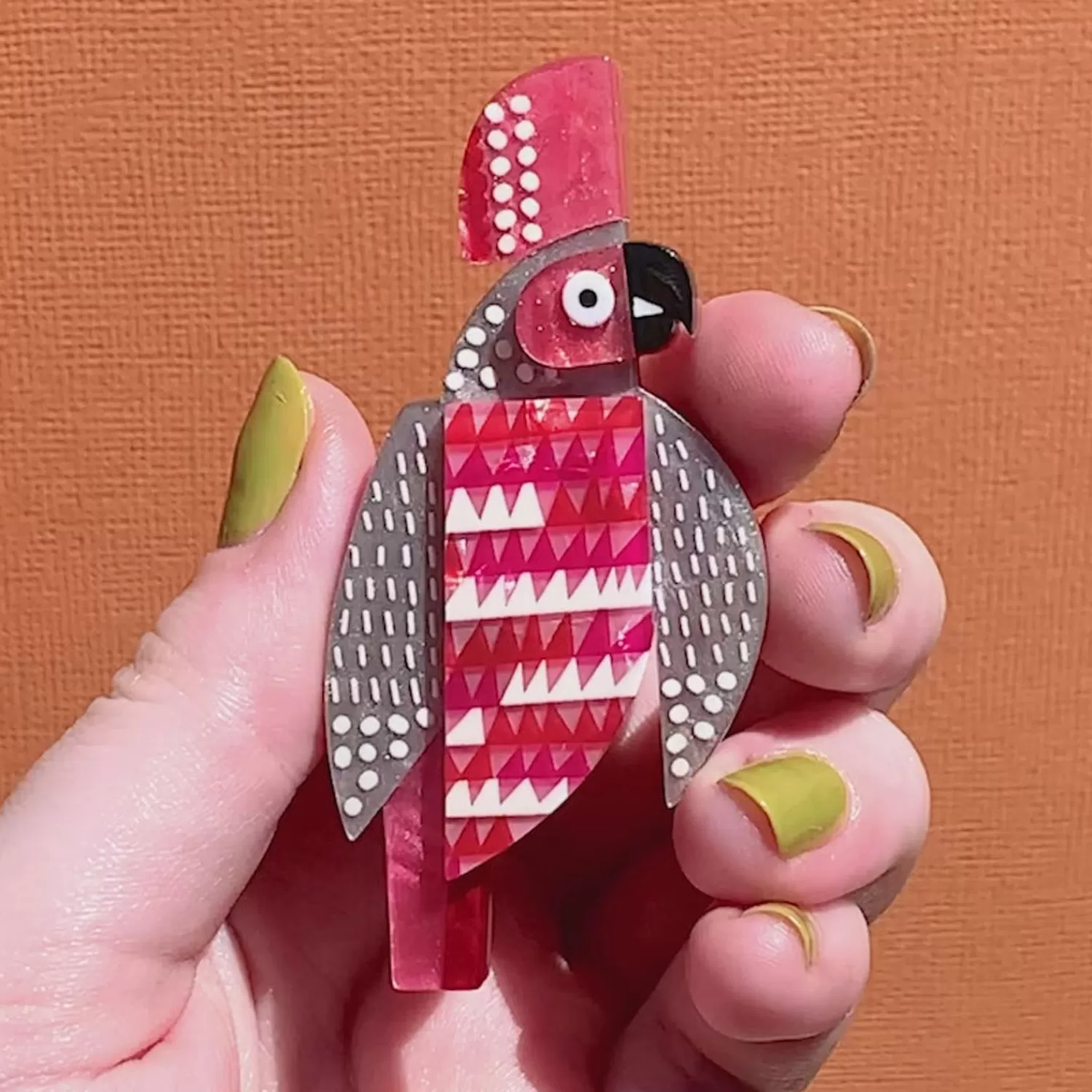 A Cockatoo Named Squawk Brooch*Erstwilder Outlet