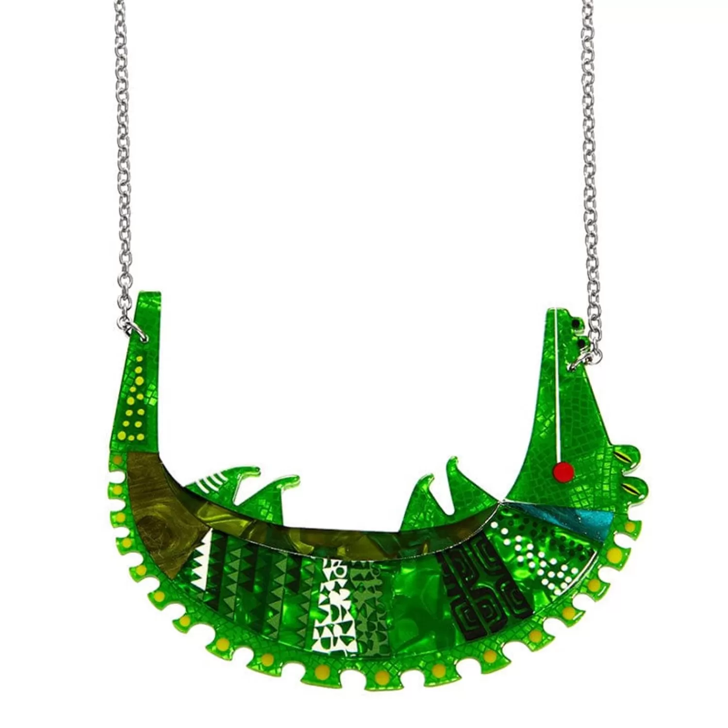 A Crocodile Named Growl Necklace*Erstwilder Cheap