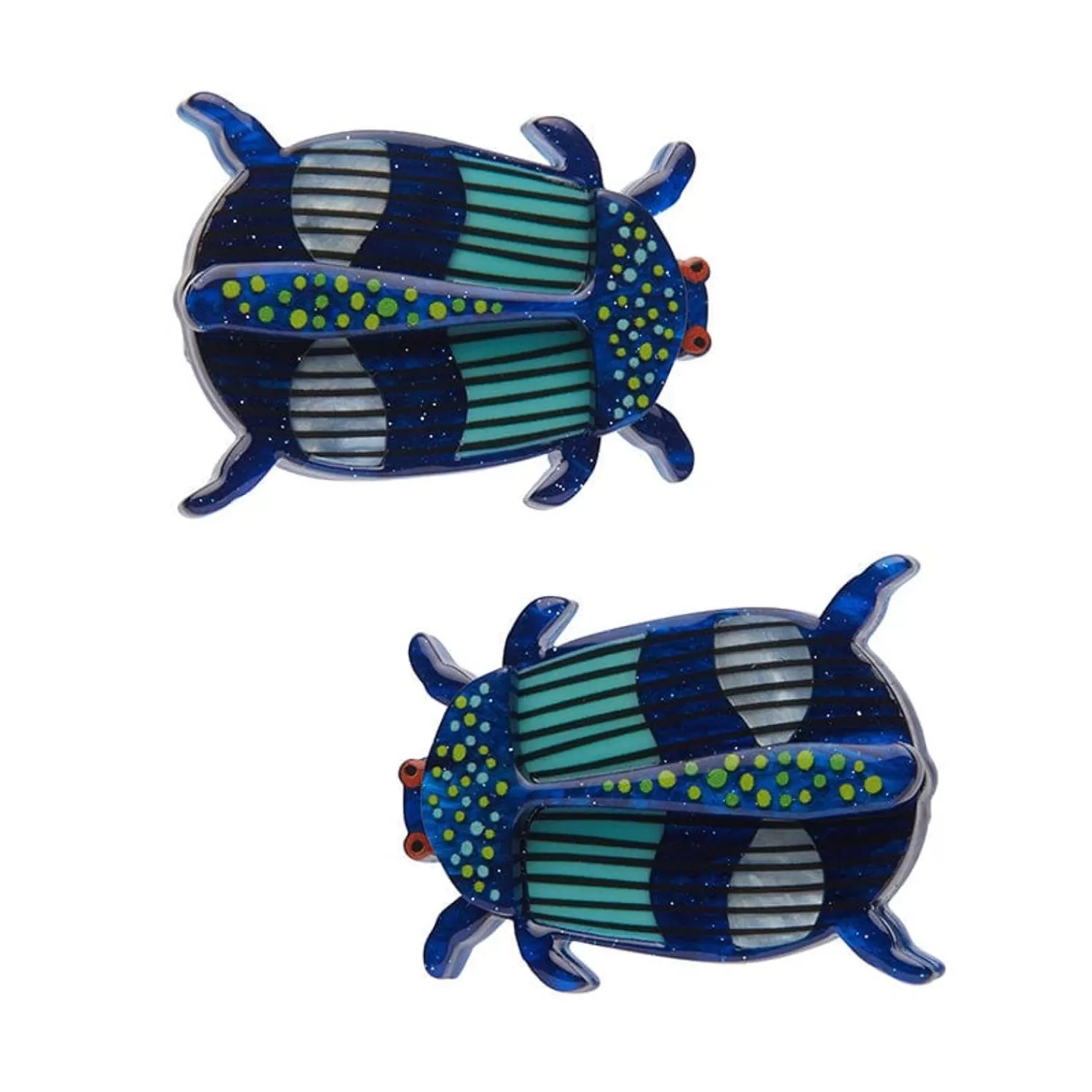 A Jewel Among Beetles Hair Clips Set - 2 Piece*Erstwilder Hot