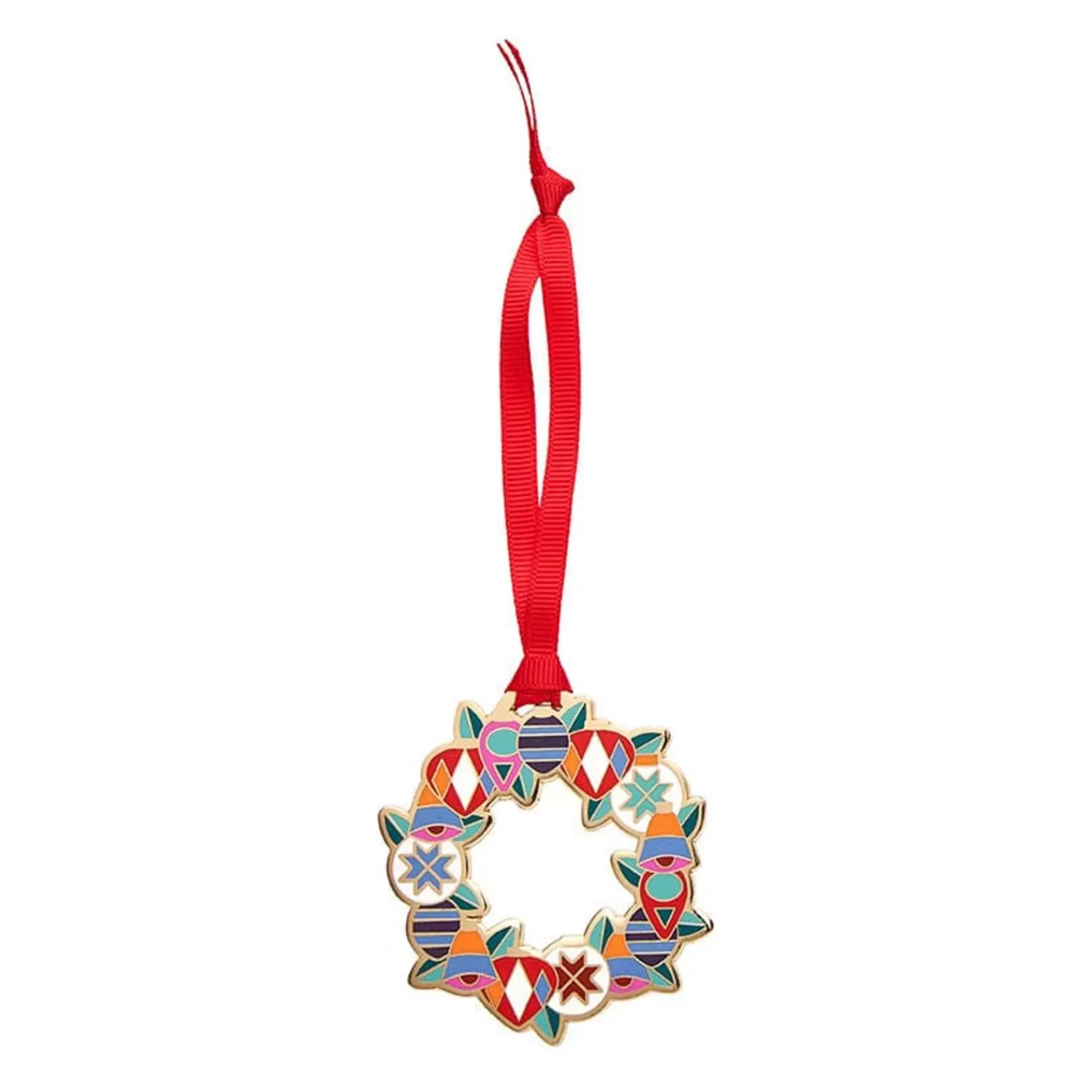 A Jolly Christmas Enamel Tree Ornament*Erstwilder Online