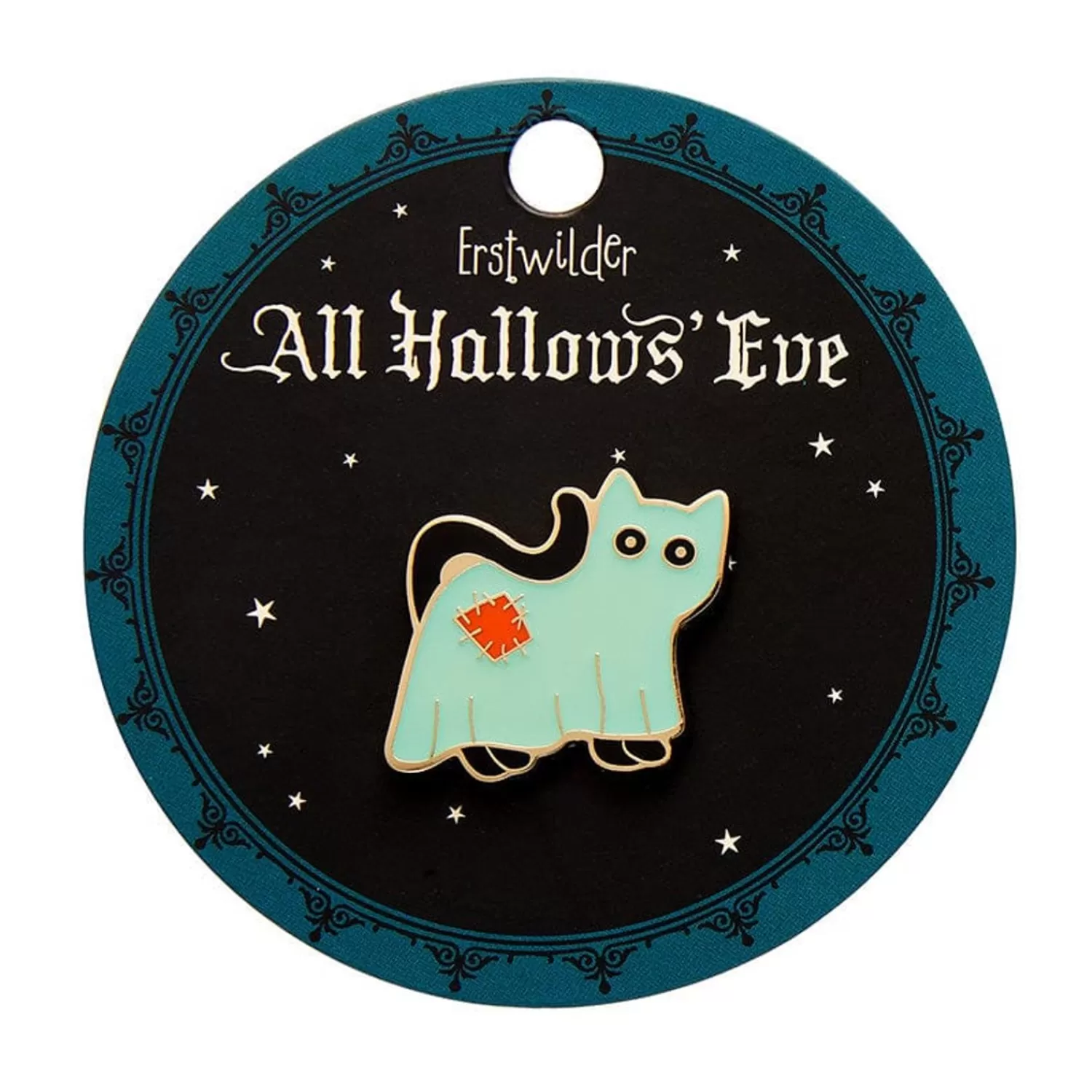 A Most Ghostly Kitty Enamel Pin*Erstwilder Cheap