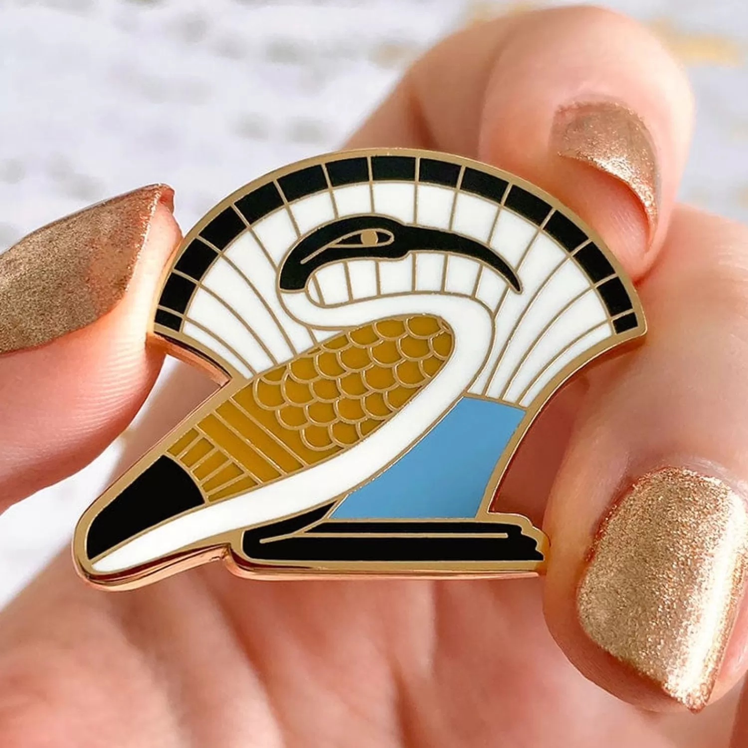 A Most Sacred Bird Ibis Enamel Pin*Erstwilder Discount