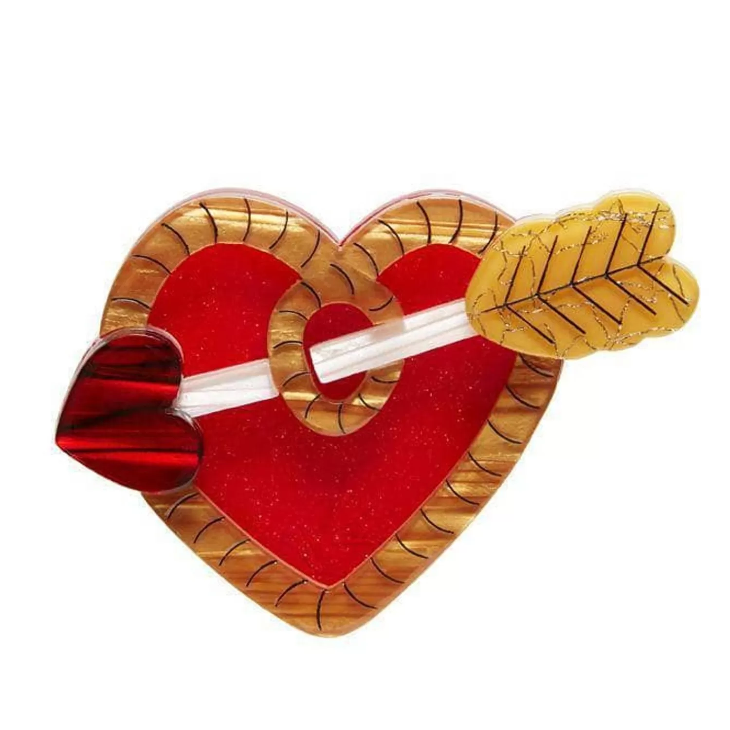 A Shot Through The Heart Brooch*Erstwilder Store