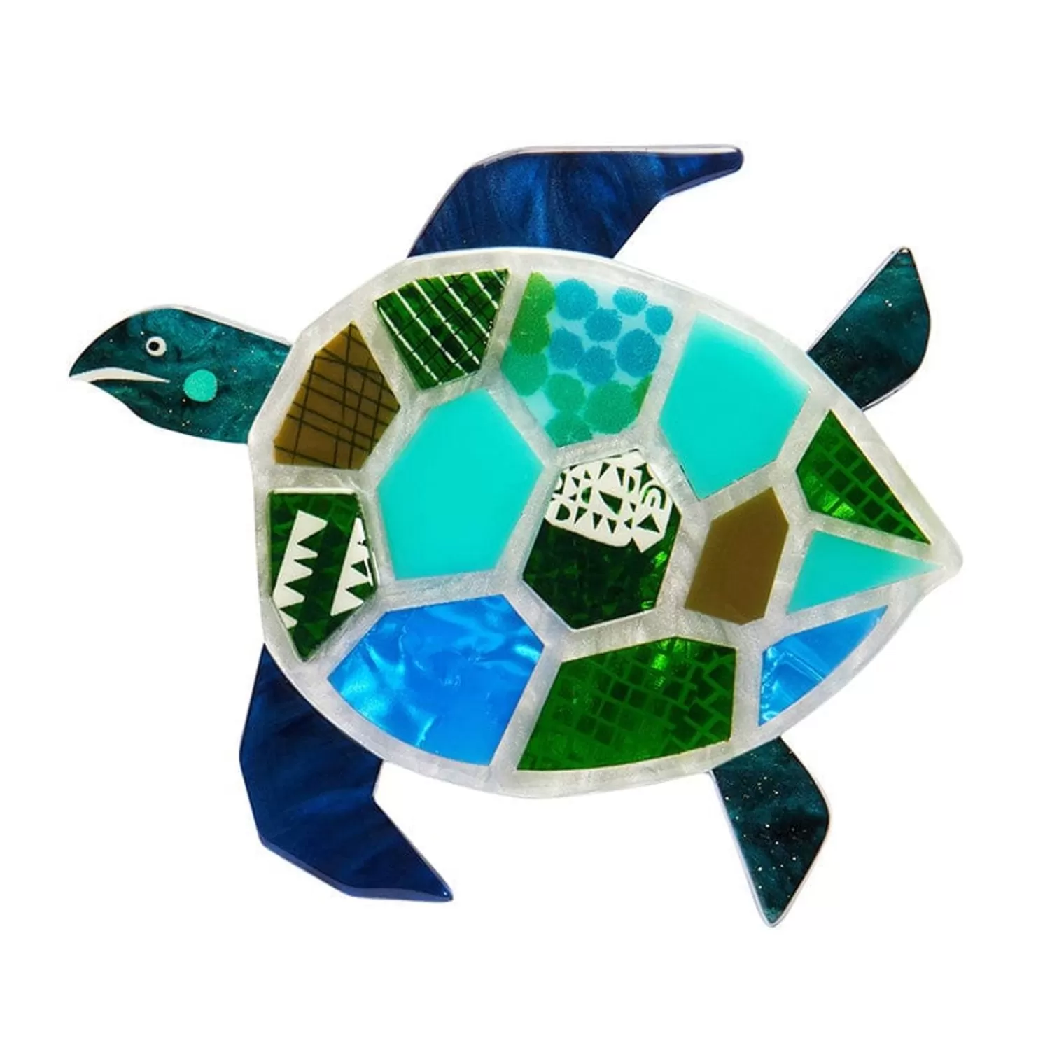 A Turtle Named Groan Brooch*Erstwilder Store