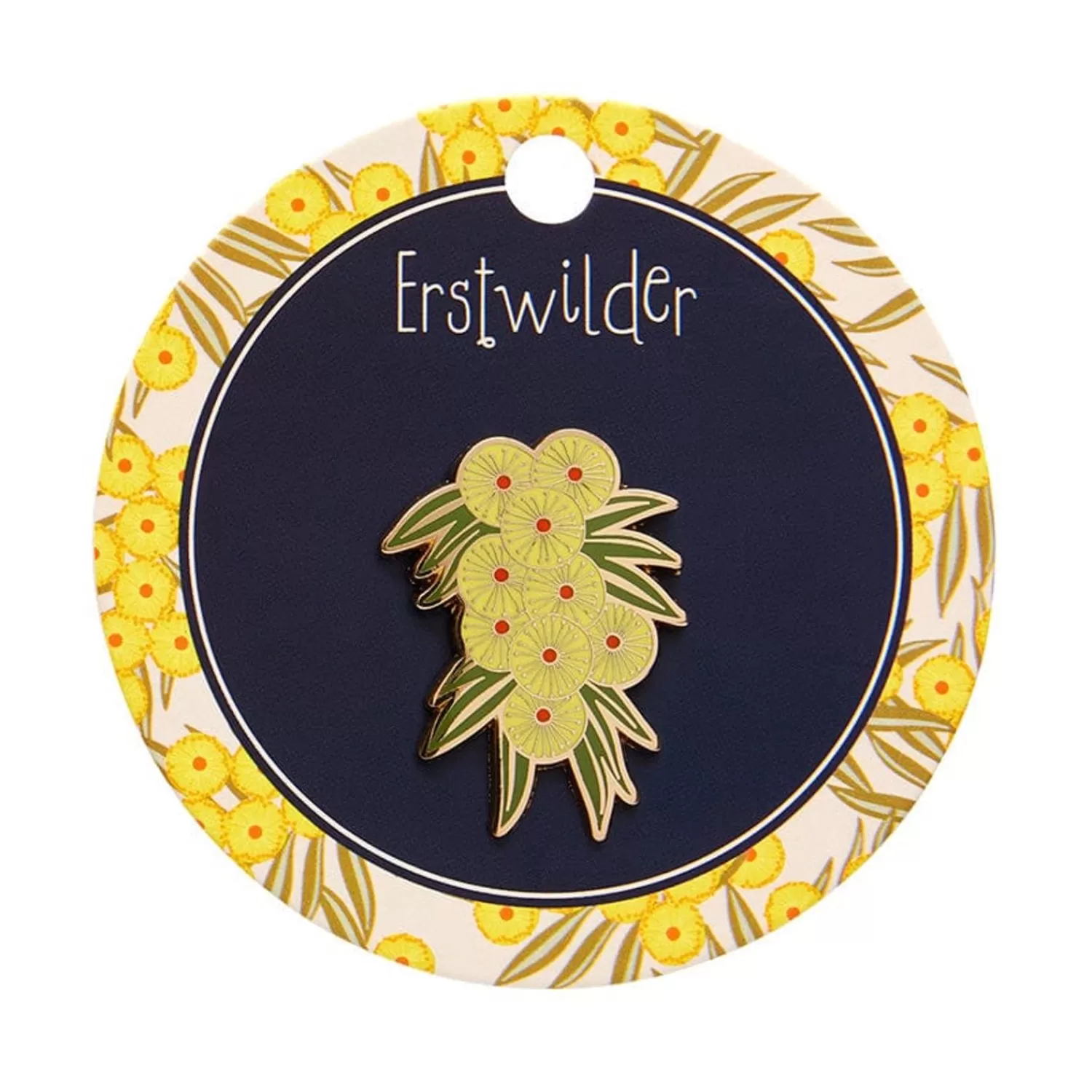 Acacia In Gold Enamel Pin*Erstwilder Online