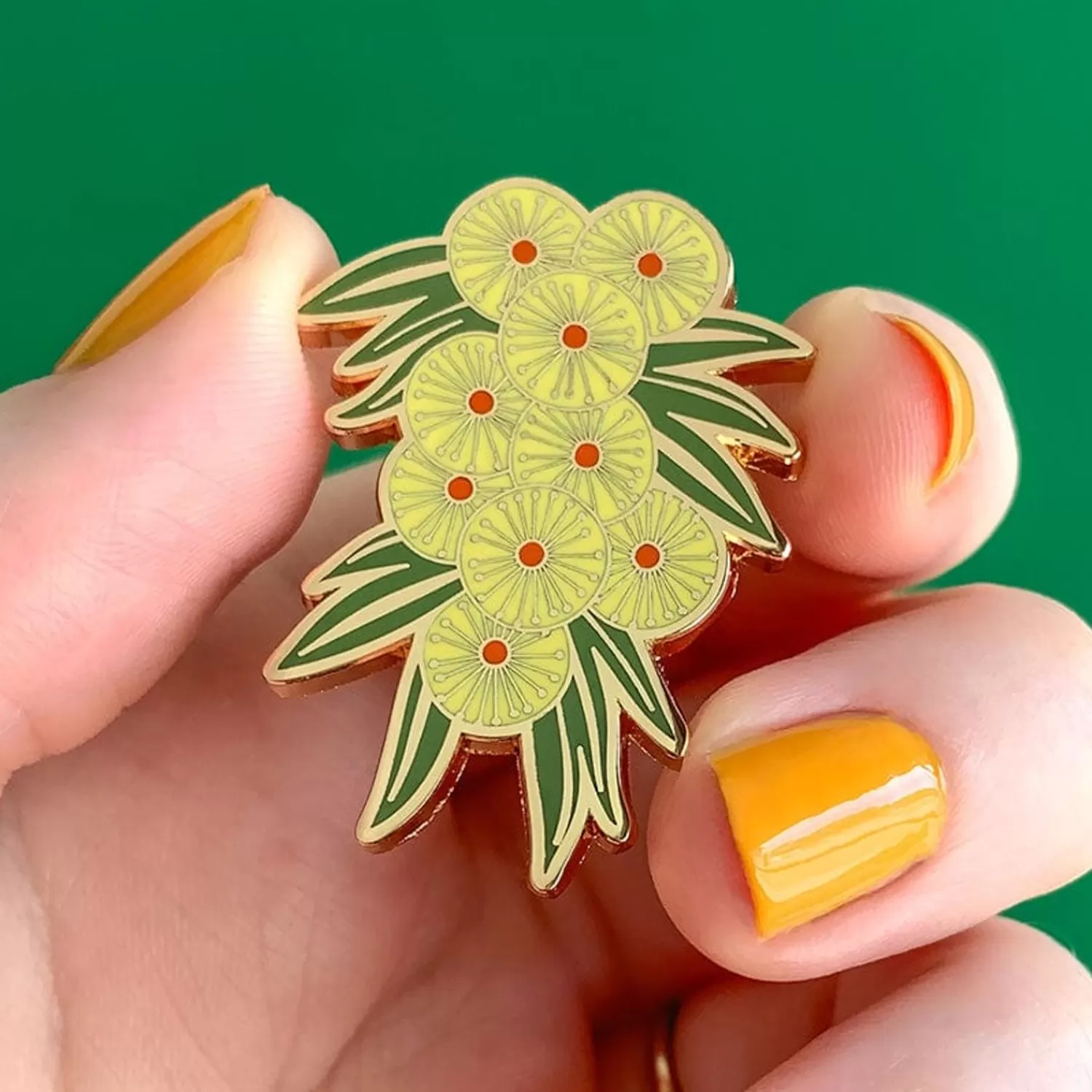 Acacia In Gold Enamel Pin*Erstwilder Online