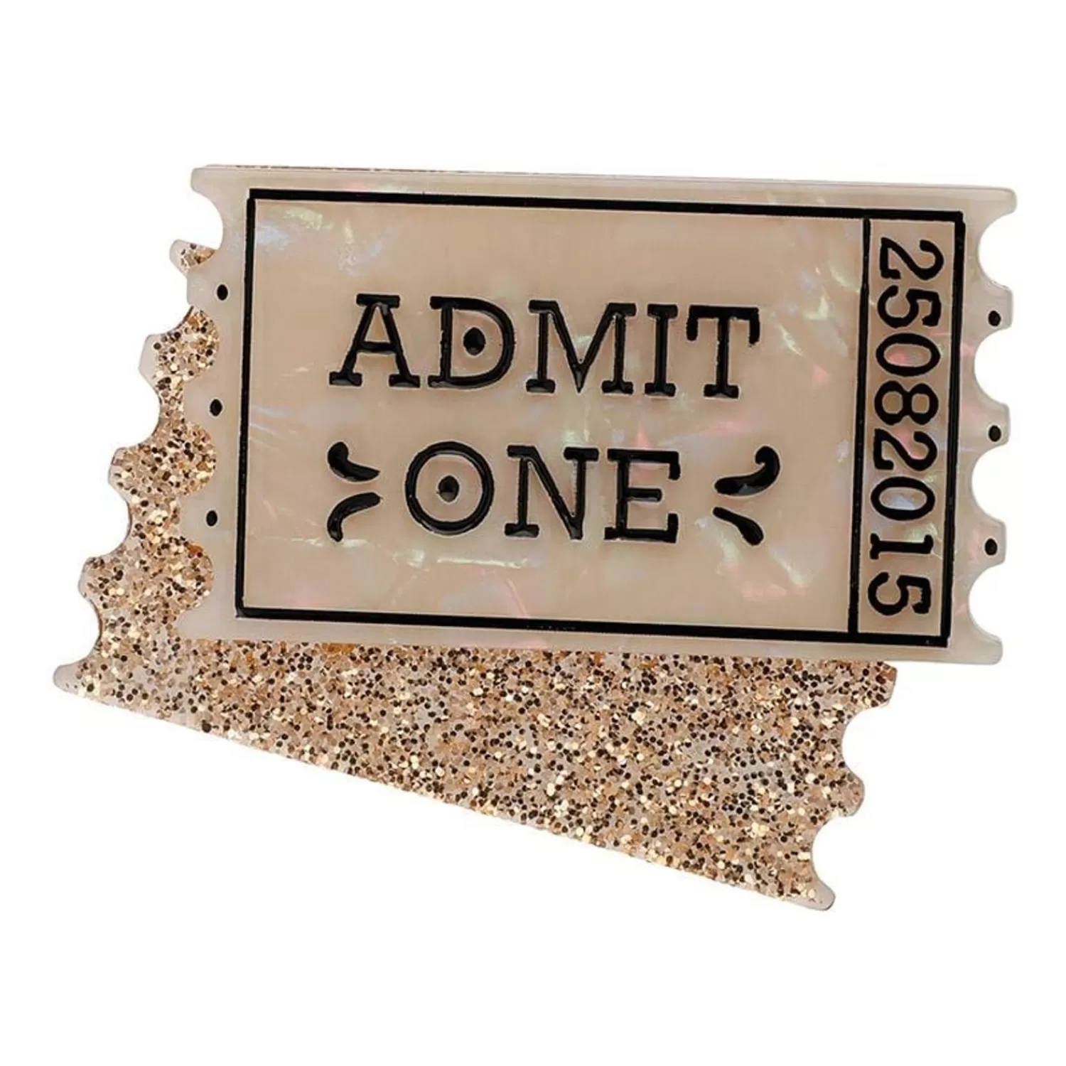 Admit One Ticket Brooch*Erstwilder Store