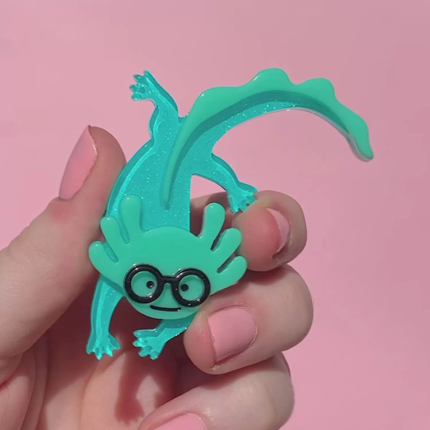 Alex The Axolotl Brooch*Erstwilder Sale