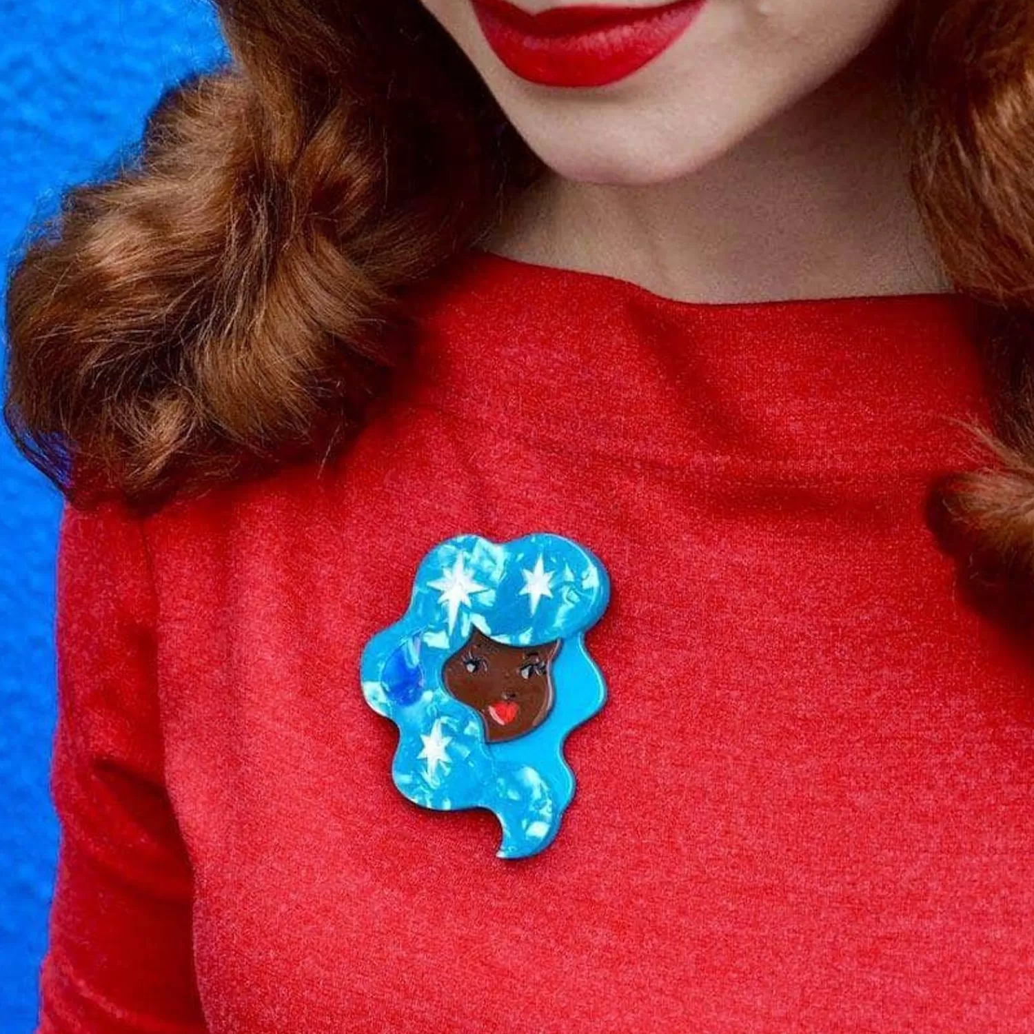 Aquarius The Accepting Brooch*Erstwilder Flash Sale