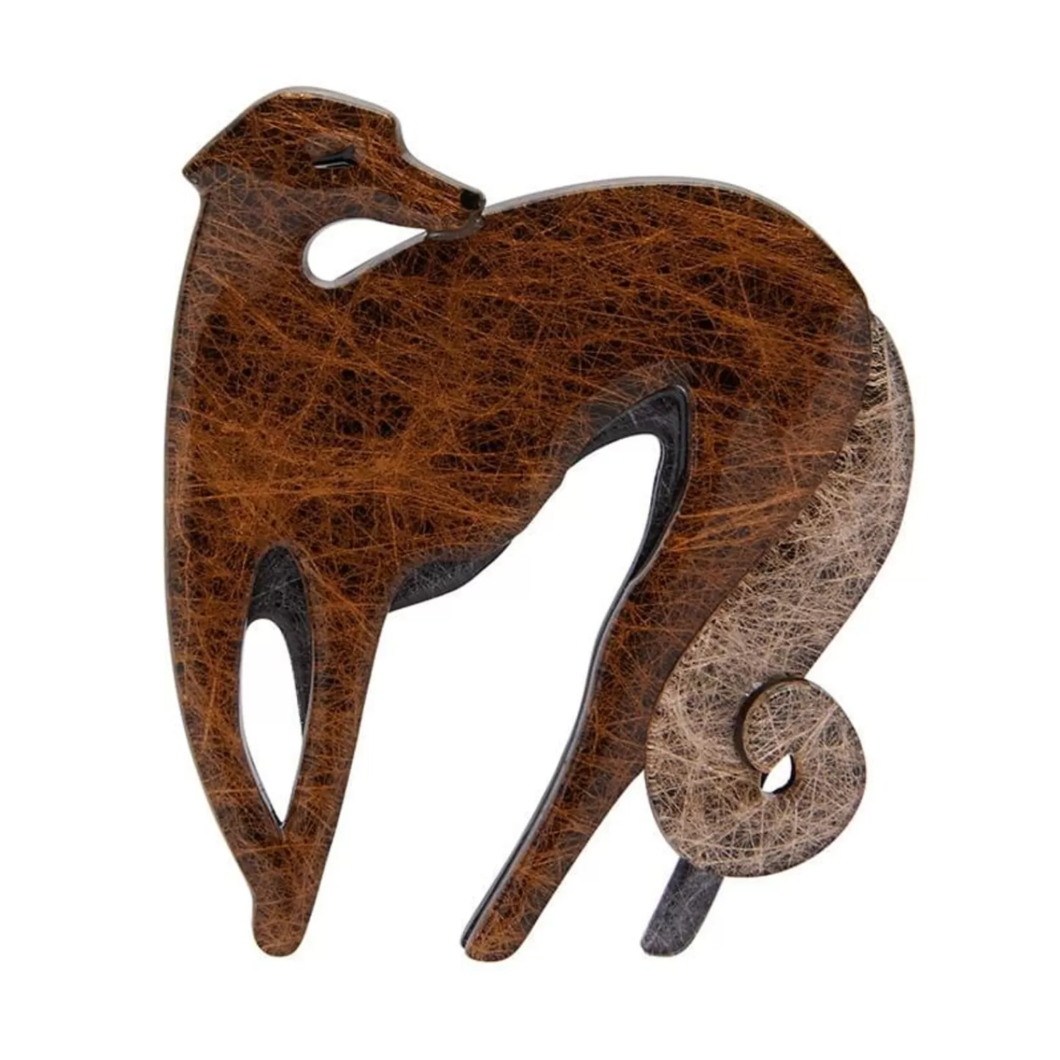 Autumnal Symphony Greyhound Brooch*Erstwilder Shop