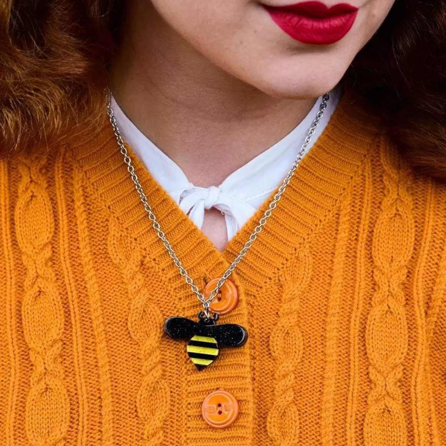 Babette Bee Pendant Necklace*Erstwilder Flash Sale