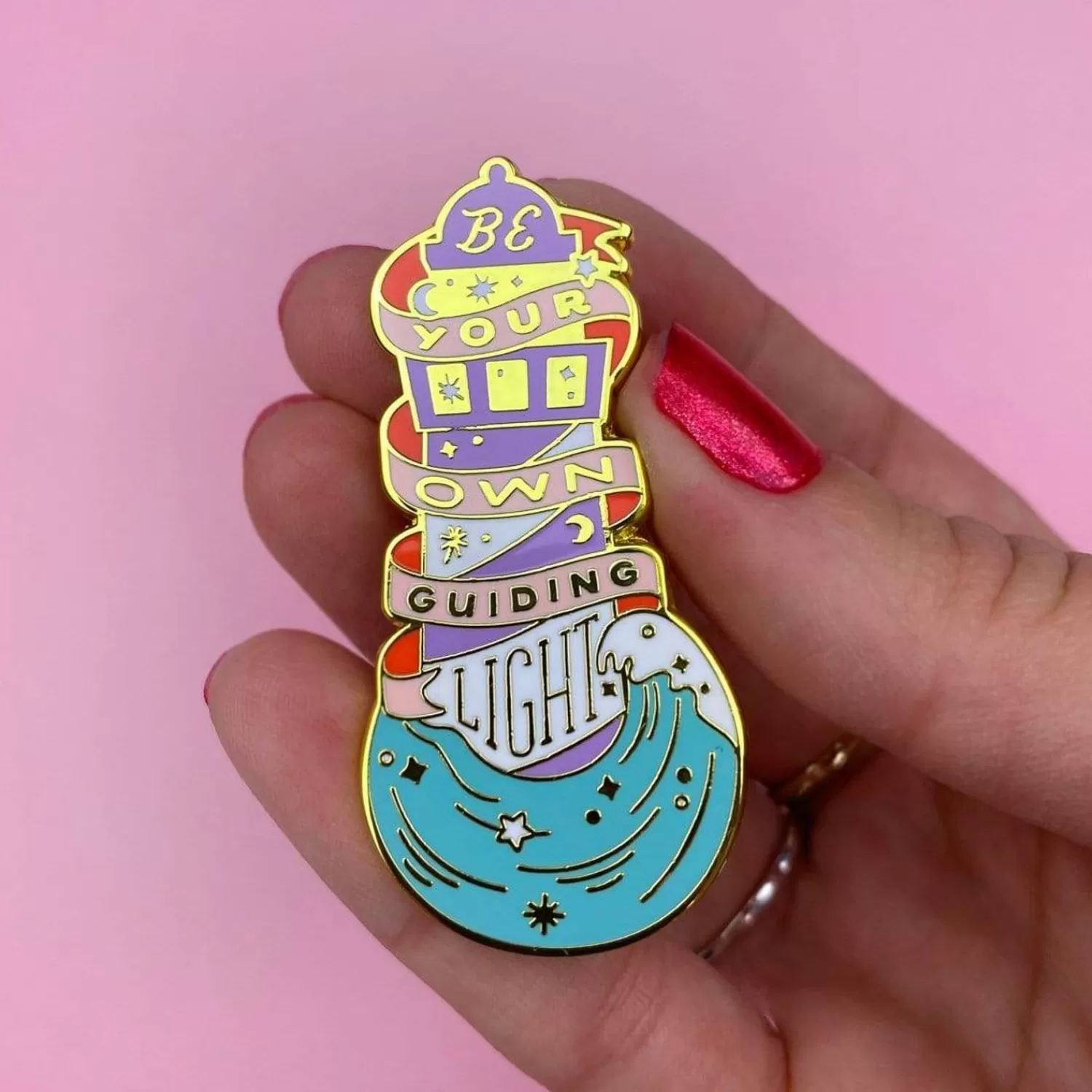 Be Your Own Guiding Light Enamel Pin*Erstwilder Flash Sale