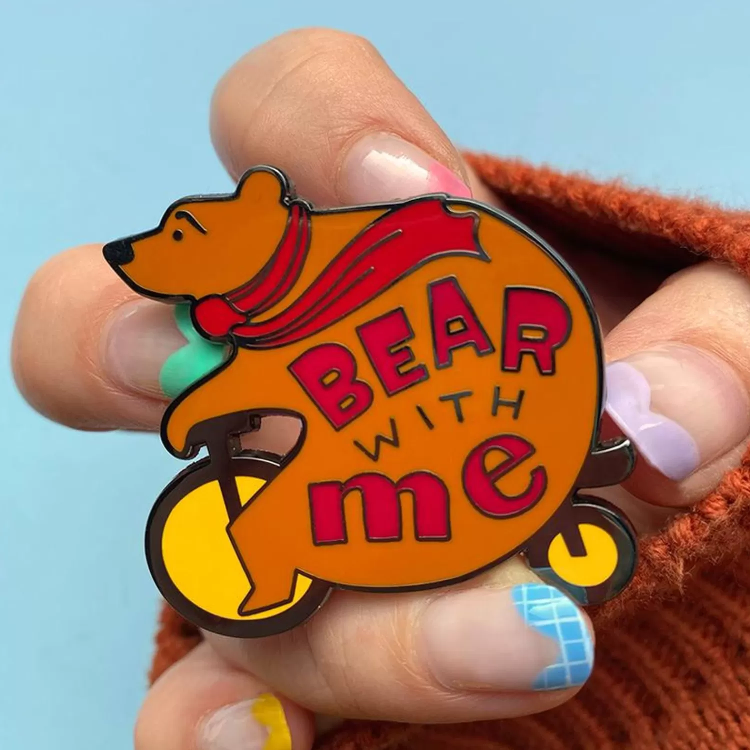 Bear With Me Enamel Pin*Erstwilder Cheap