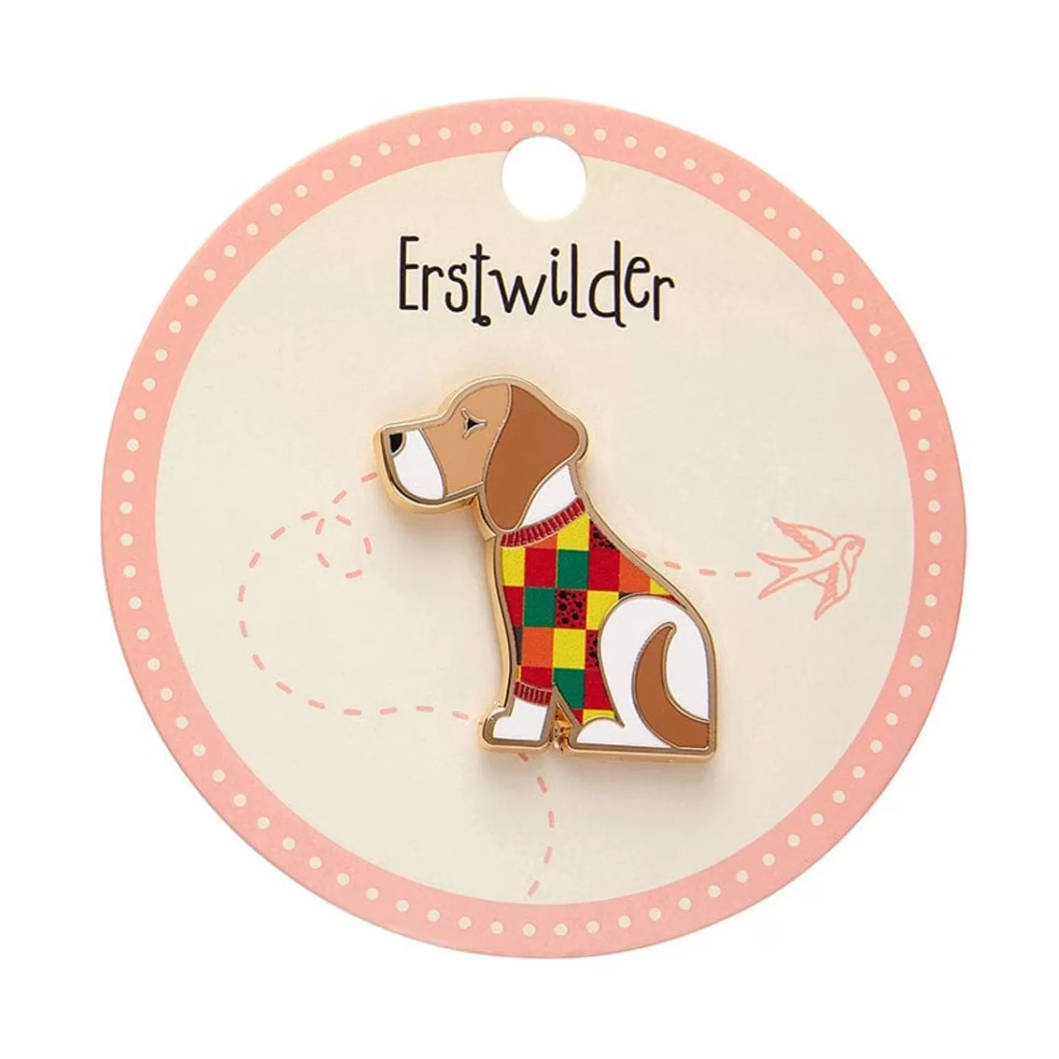 Beatrice Beagle Enamel Pin*Erstwilder Discount