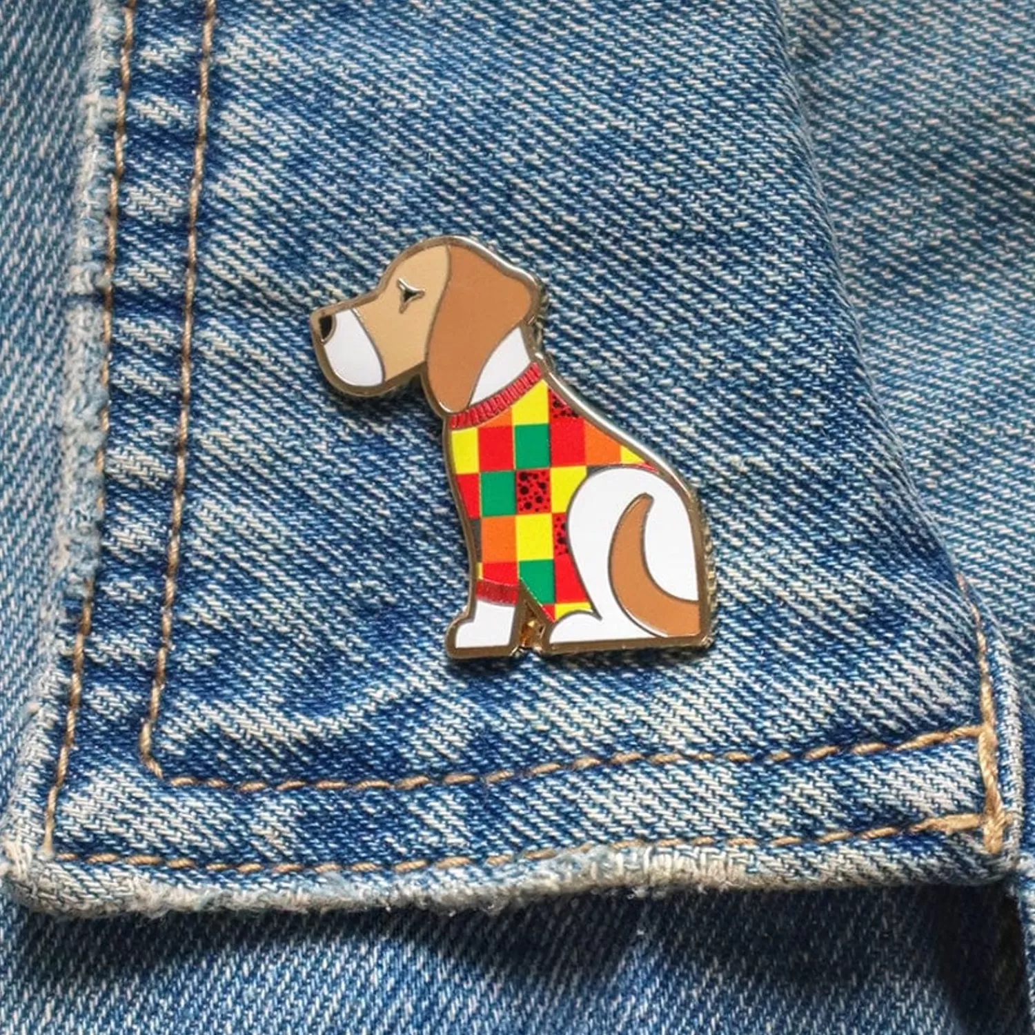 Beatrice Beagle Enamel Pin*Erstwilder Discount