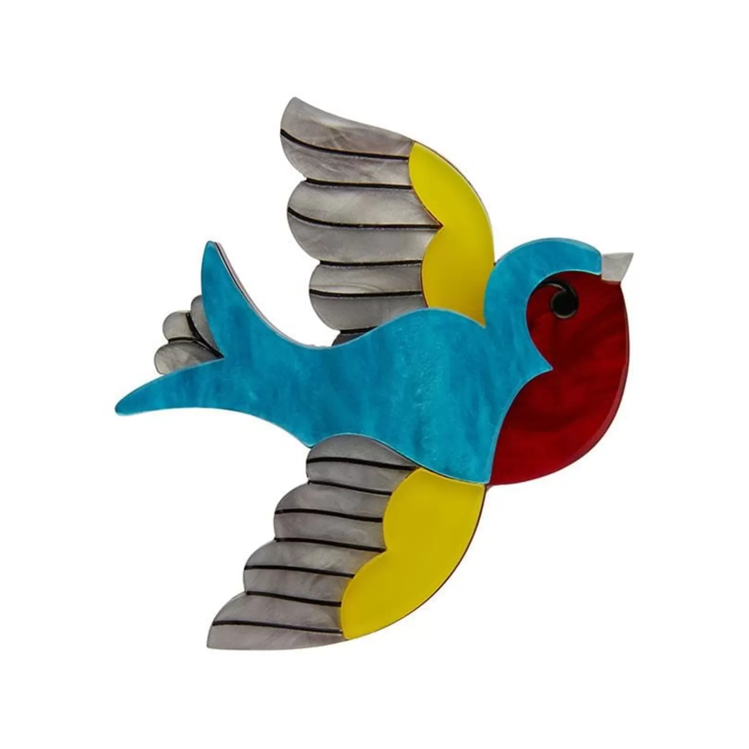 Betty Jo Sparrow Brooch*Erstwilder Store