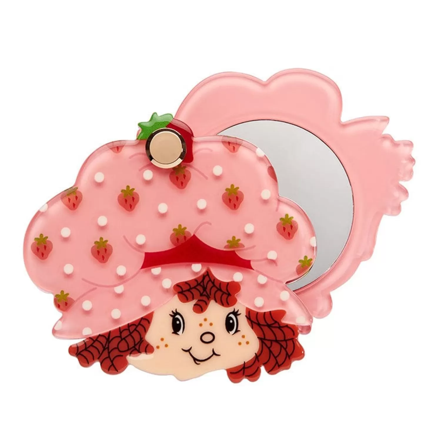 Big Adorable Strawberry Smile Mirror Compact*Erstwilder Fashion