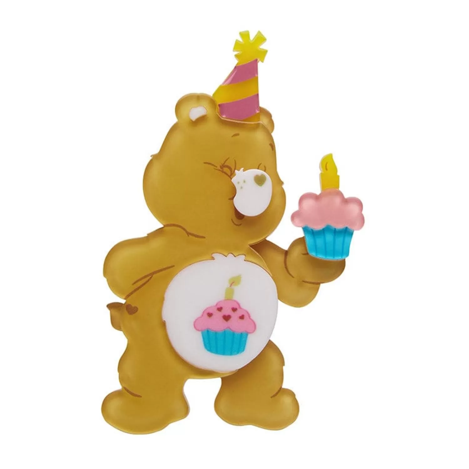 Birthday Bear'S Cake Brooch*Erstwilder Cheap