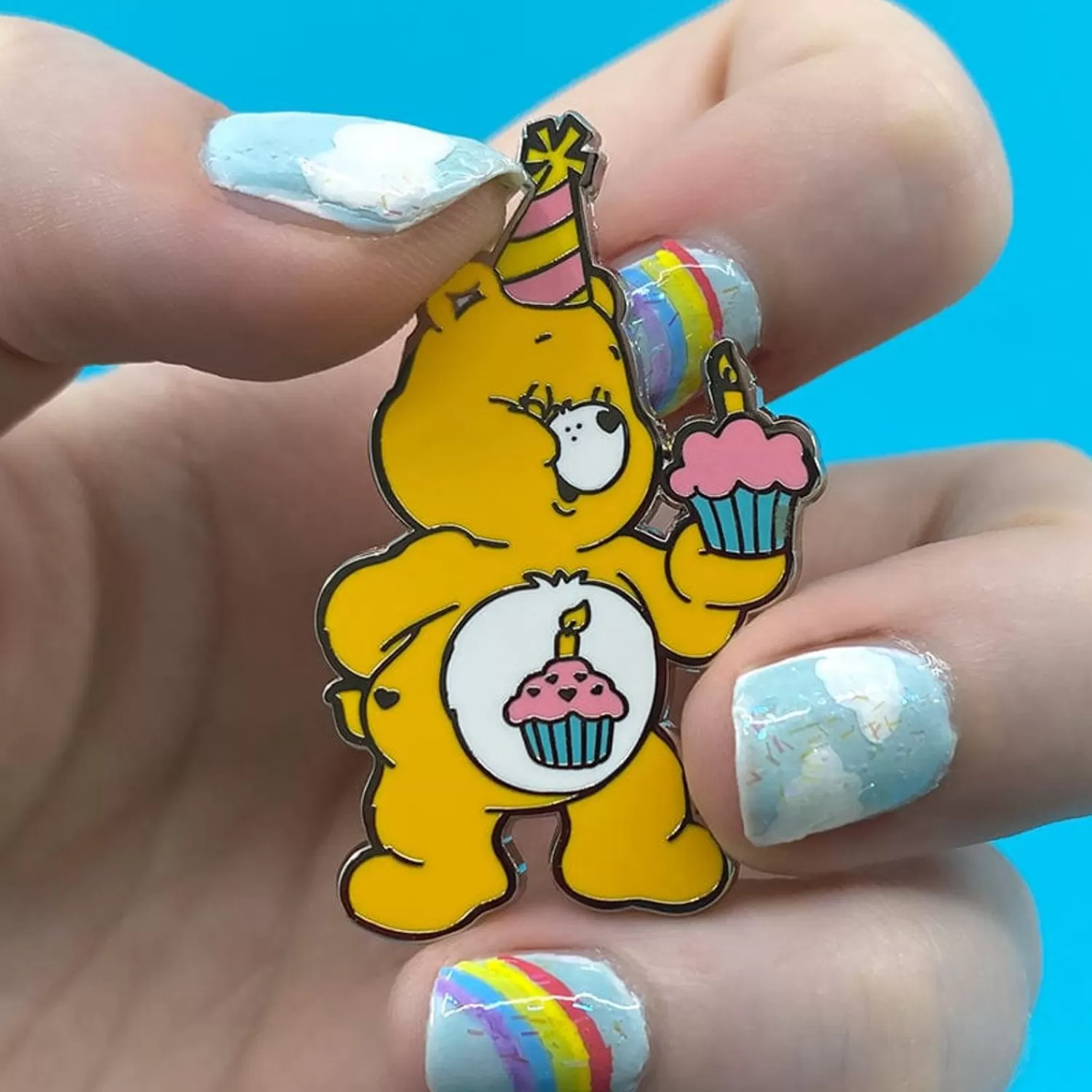 Birthday Bear'S Cake Enamel Pin*Erstwilder Cheap