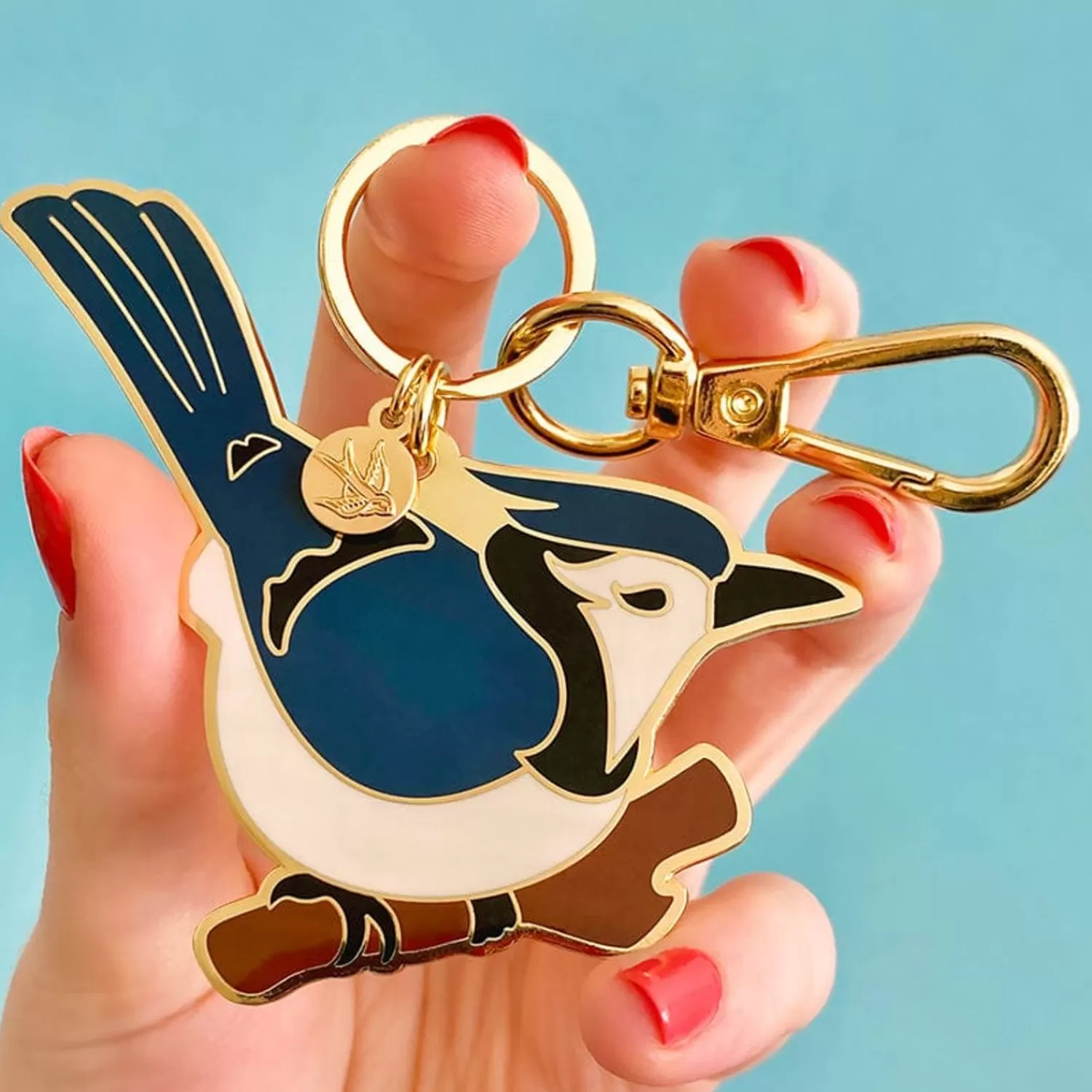 Blue Jay Way Key Ring*Erstwilder Shop