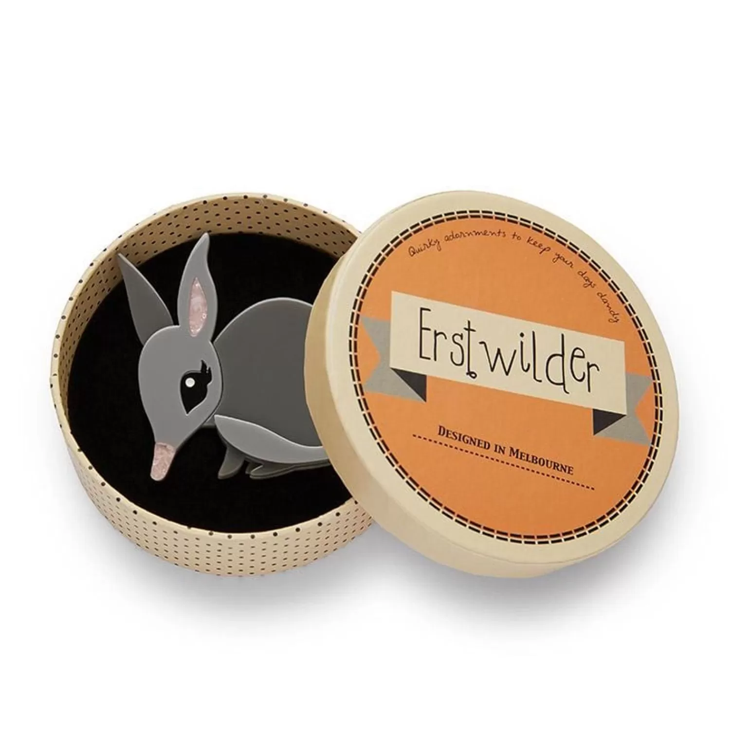 Blushing Bilby Brooch*Erstwilder Outlet