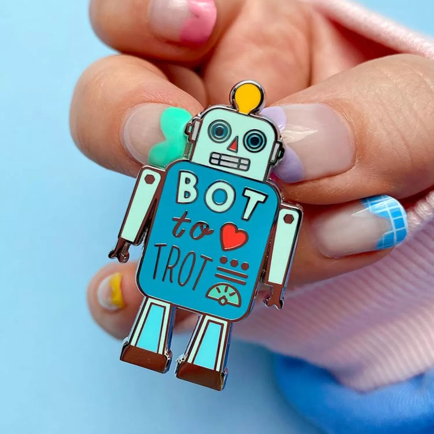 Bot To Trot Enamel Pin*Erstwilder Sale