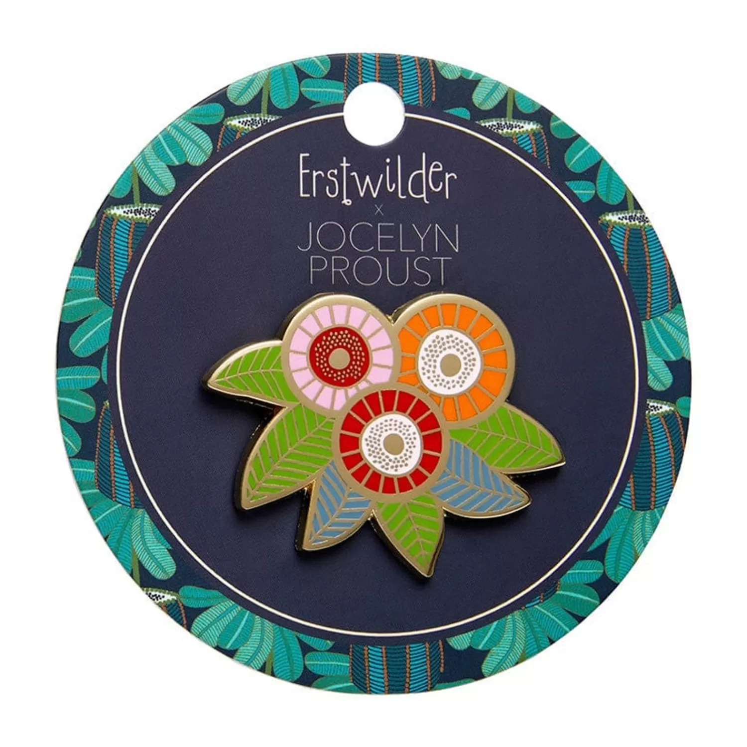 Brilliant Blossoms Flowering Gum Enamel Pin*Erstwilder Sale