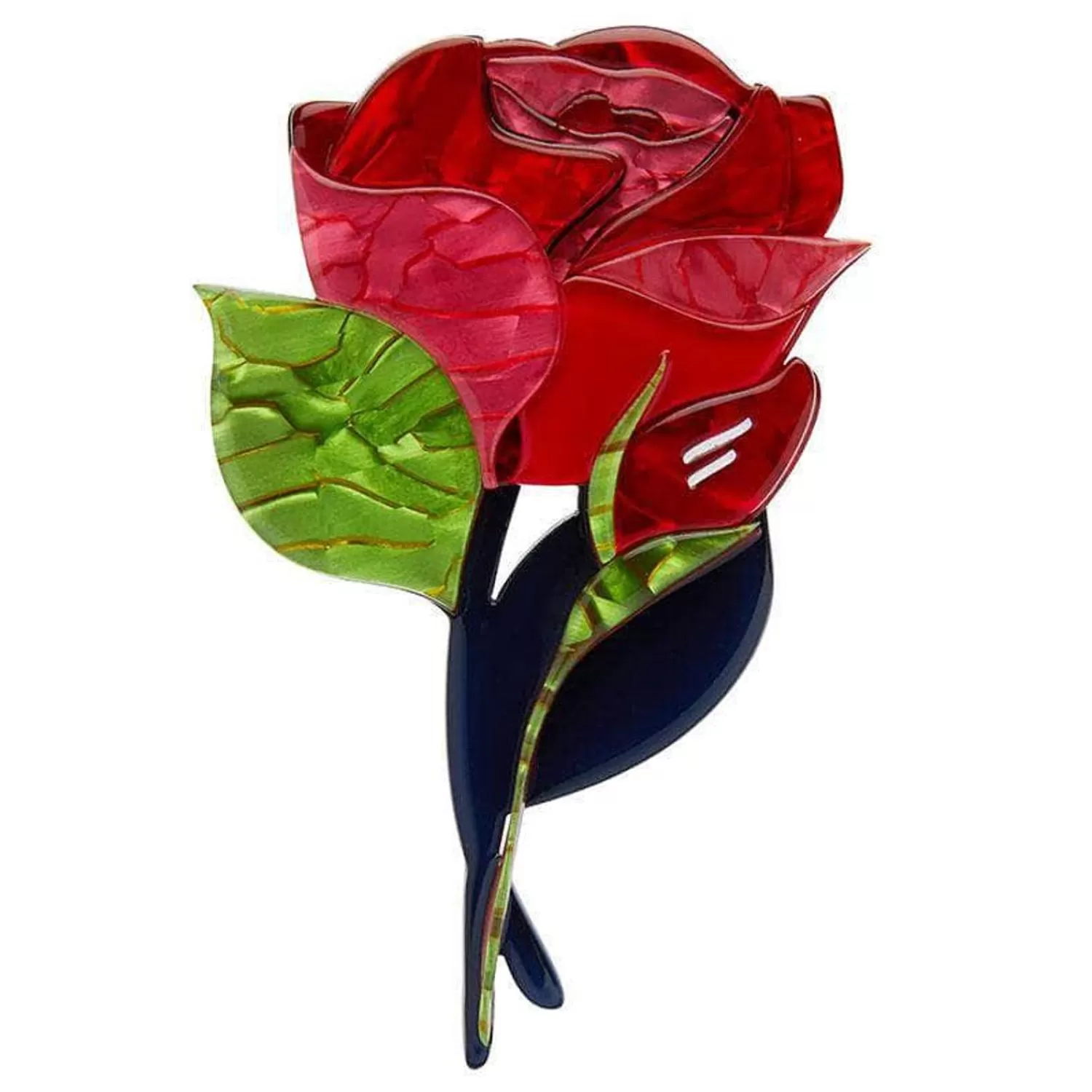 Budding Romance Rose Brooch*Erstwilder Discount