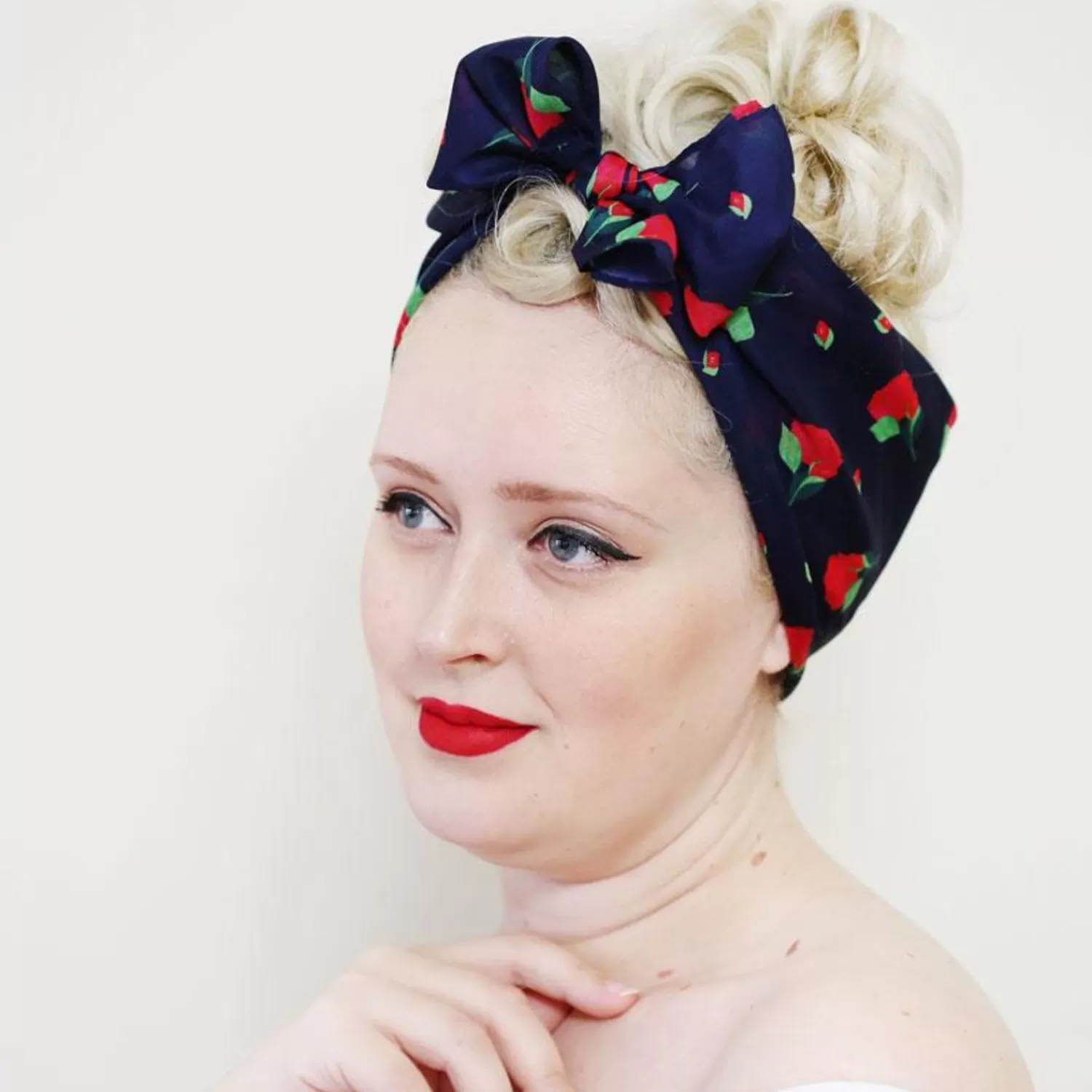 Budding Romance Rose Head Scarf*Erstwilder Best Sale