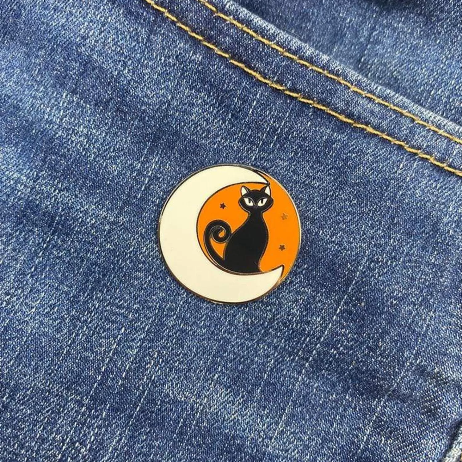 Cara The Halloween Kitty Enamel Pin*Erstwilder Store