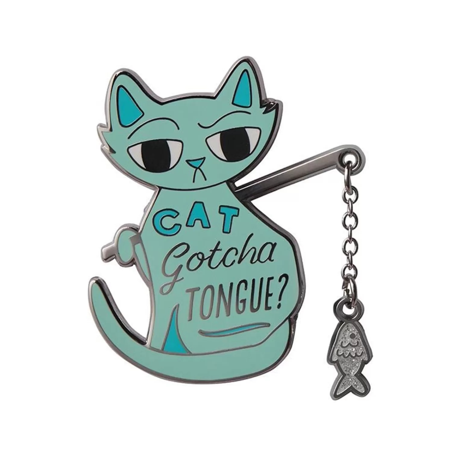 Cat Got Your Tongue Enamel Pin*Erstwilder Best