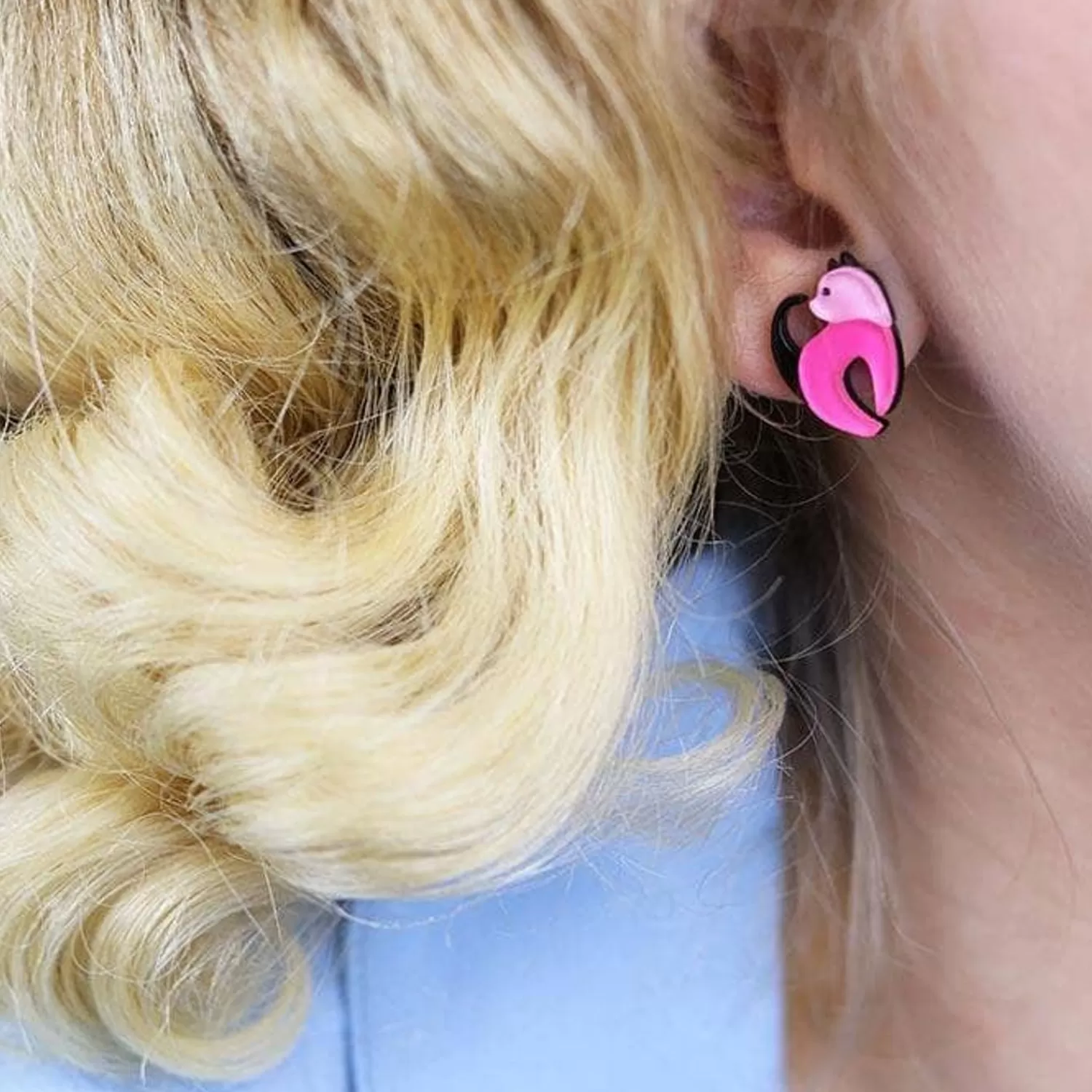 Cat Walk Stud Cat Earrings*Erstwilder Online