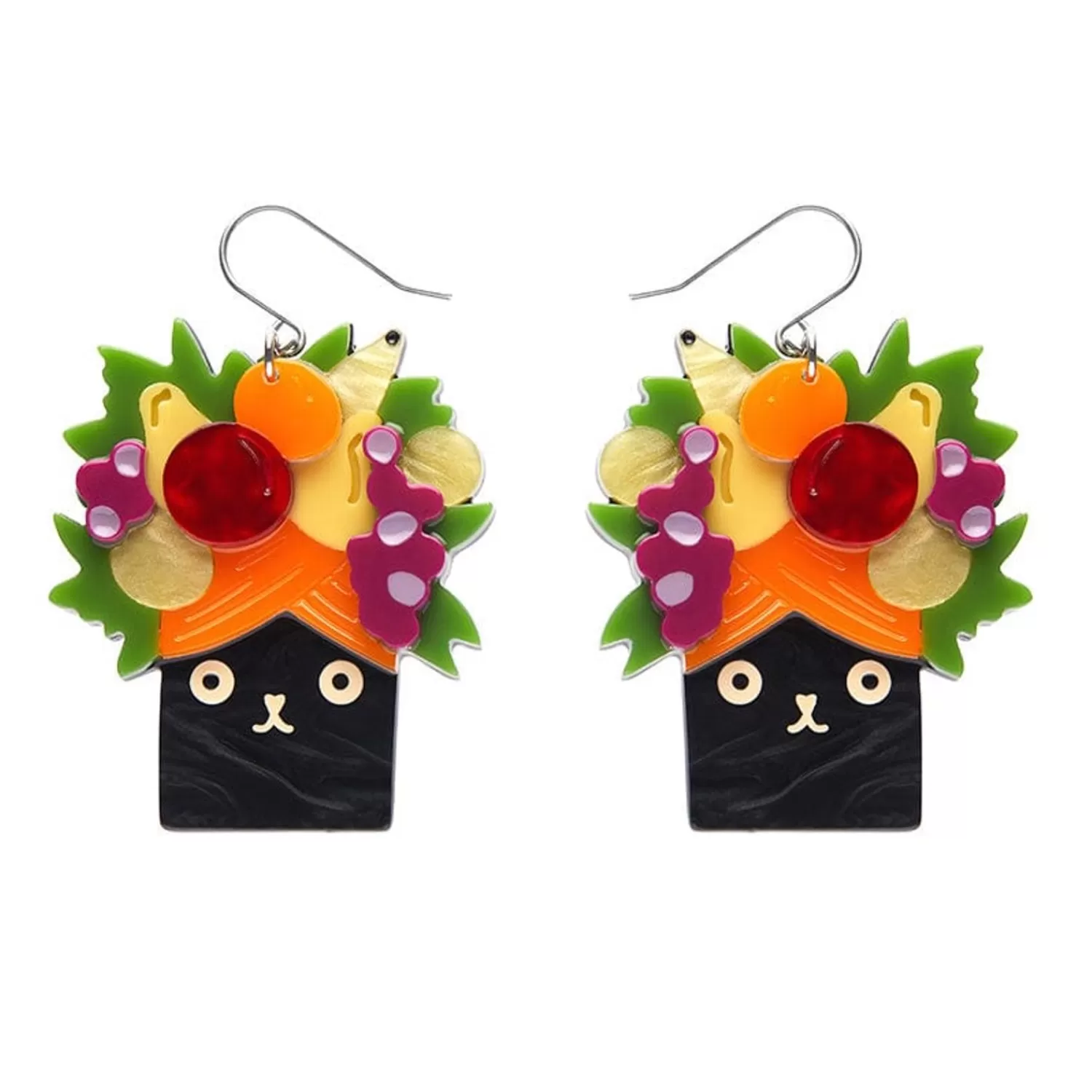 Catmen Miranda Drop Earrings*Erstwilder Fashion