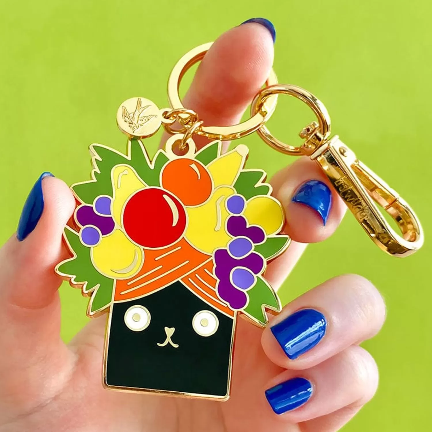 Catmen Miranda Enamel Key Ring*Erstwilder Hot