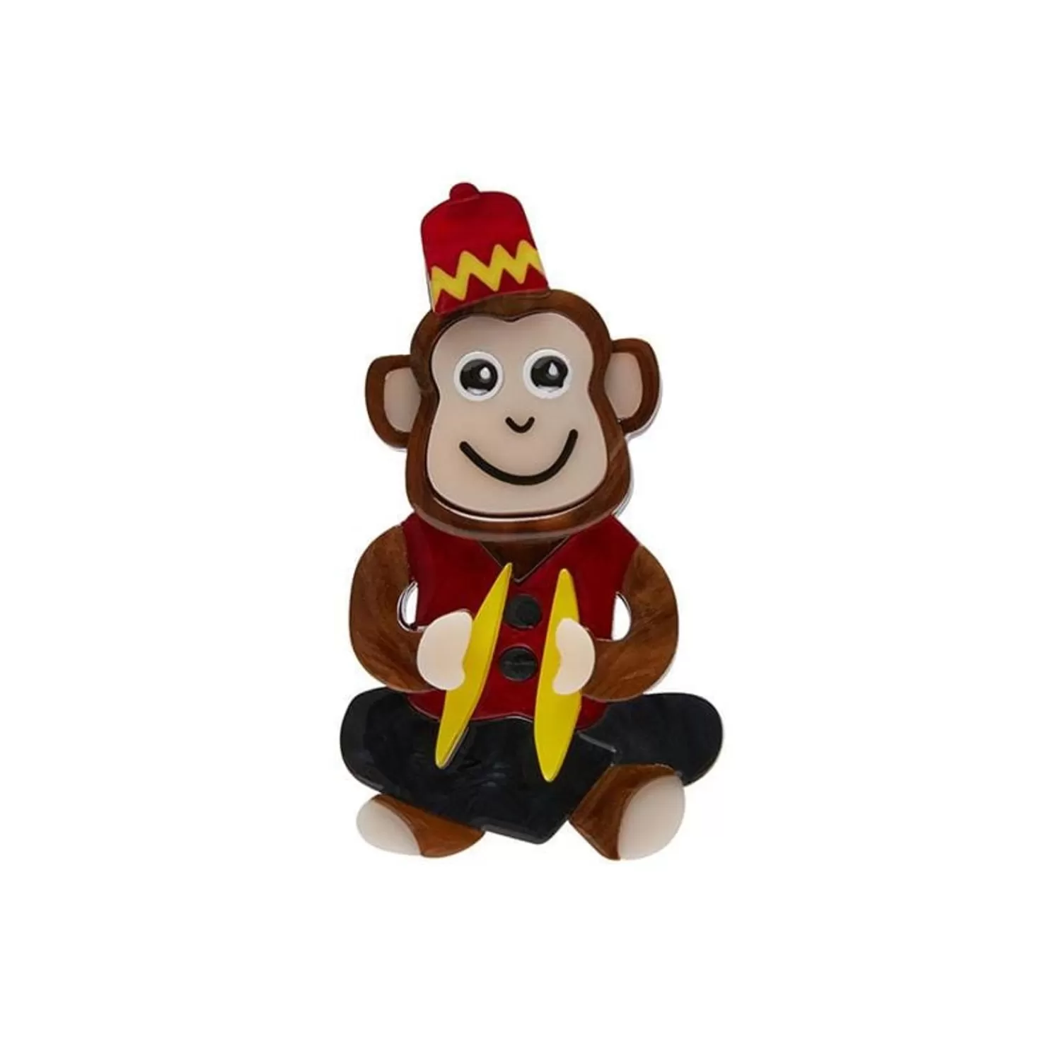 Charley Chimp Mini Brooch*Erstwilder Outlet