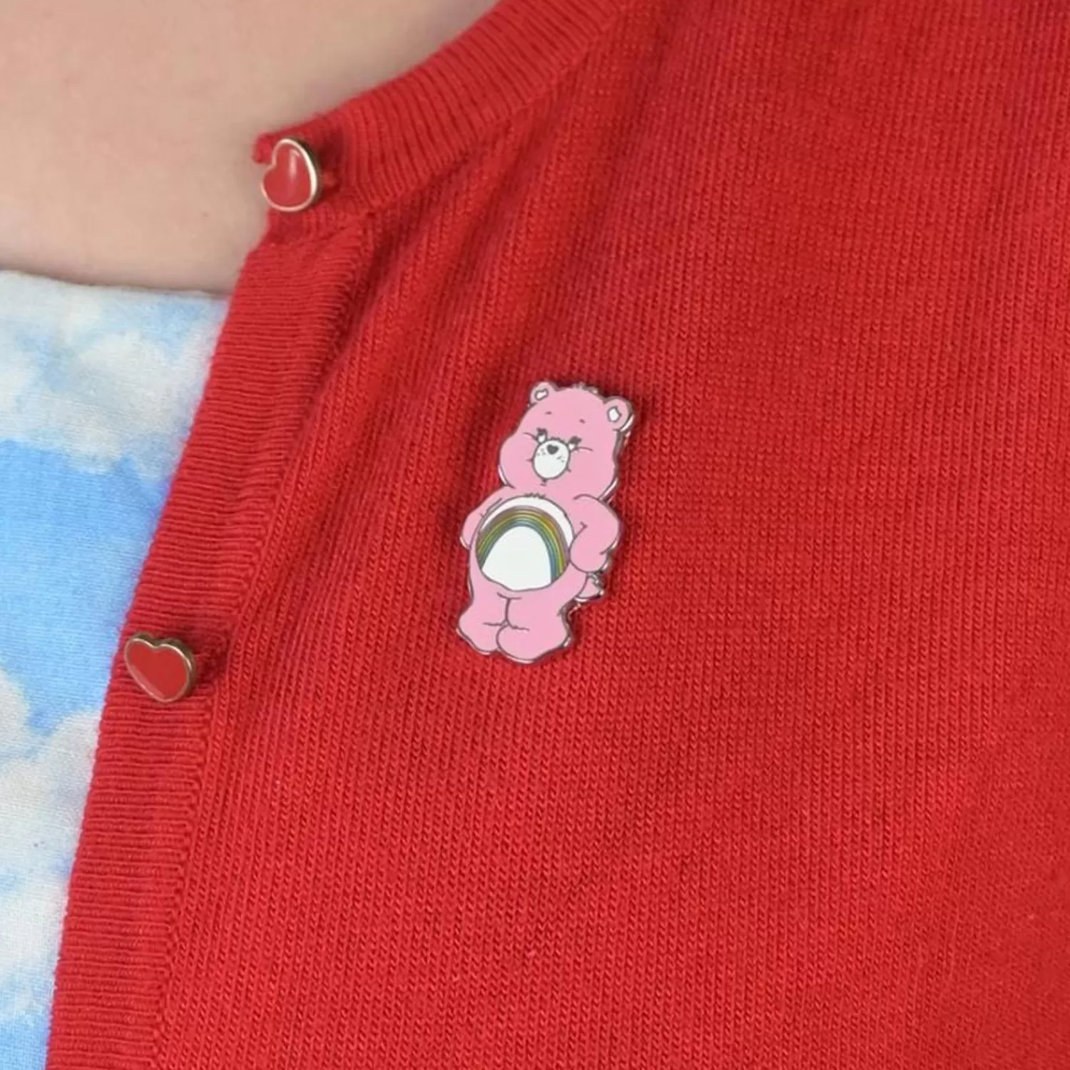 Cheer Bear Enamel Pin*Erstwilder Fashion