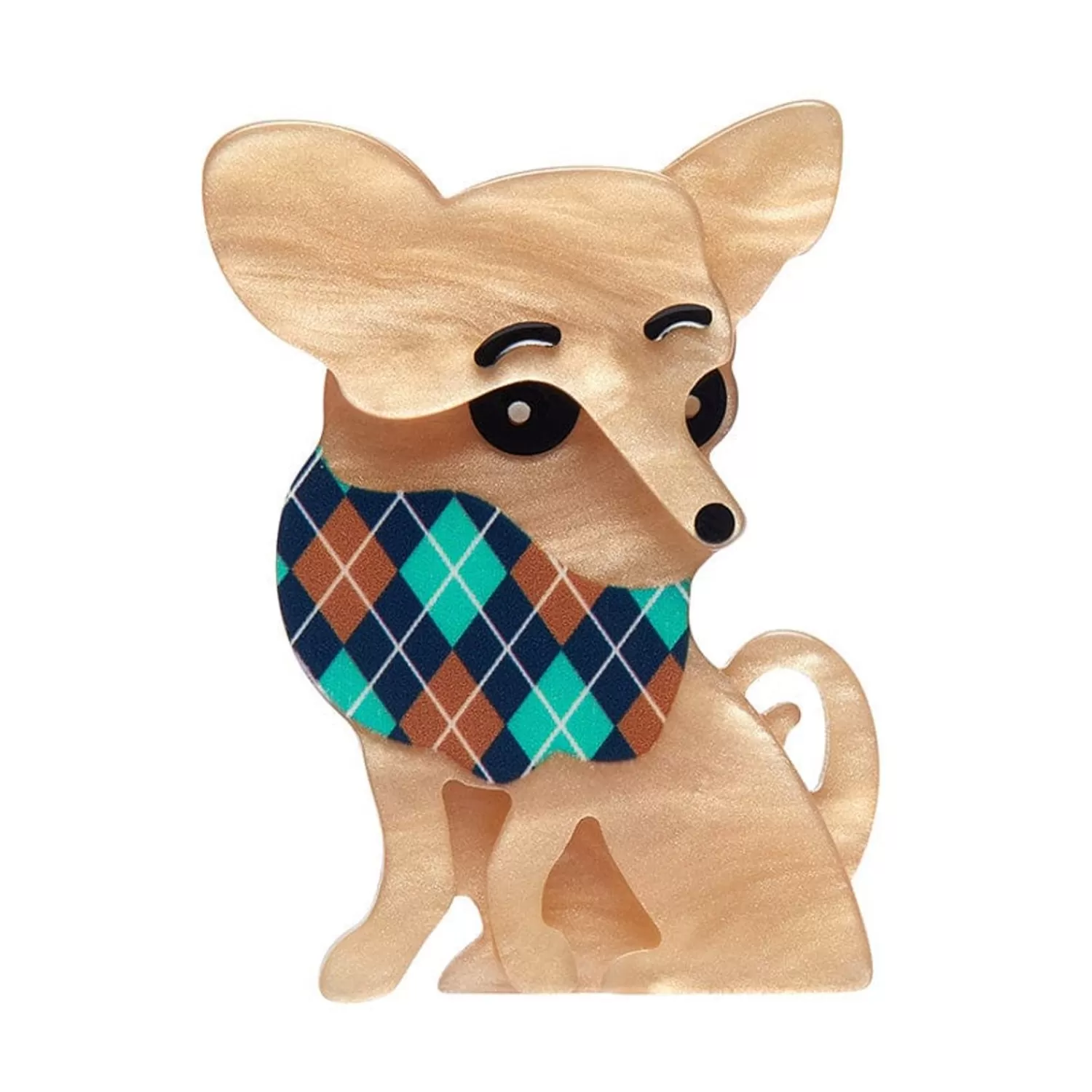 Chi Chi Chihuahua Mini Brooch*Erstwilder Hot