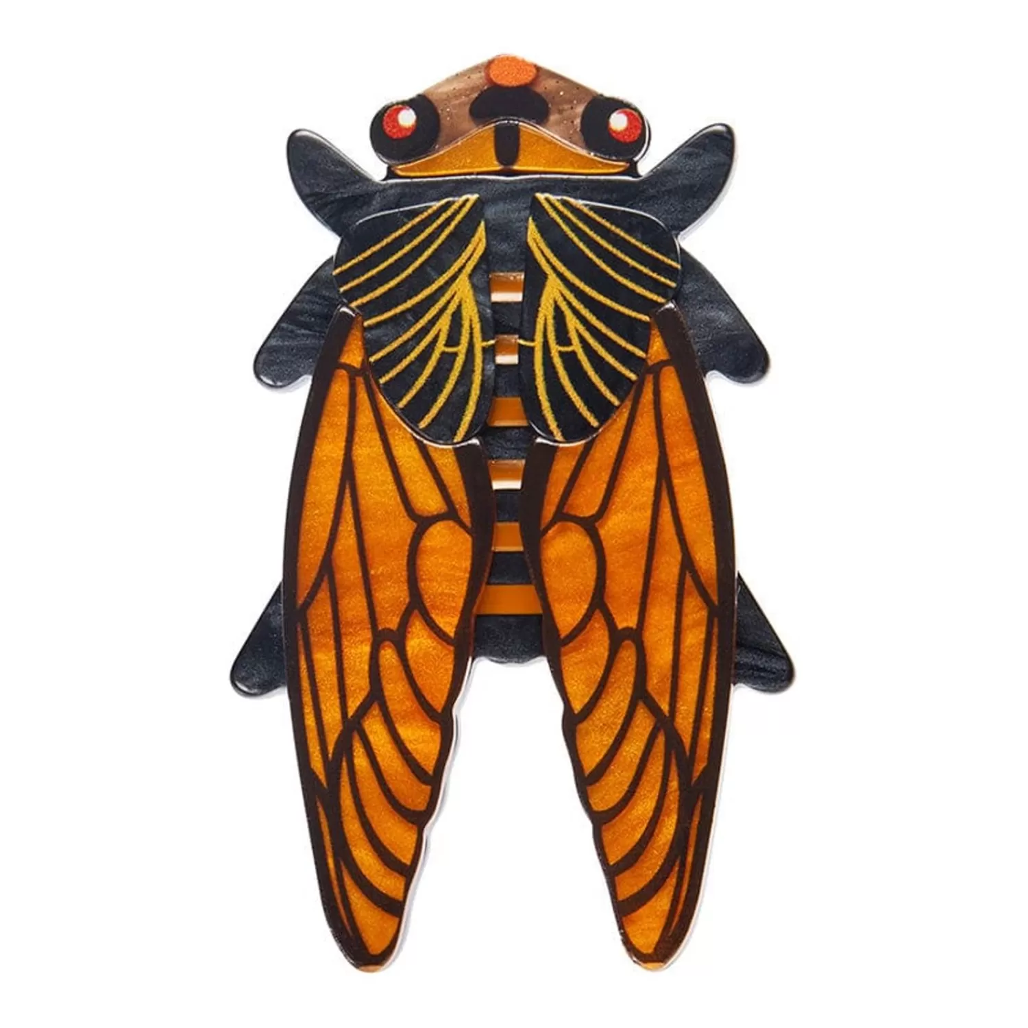 Cicadian Rhythms Brooch*Erstwilder Hot