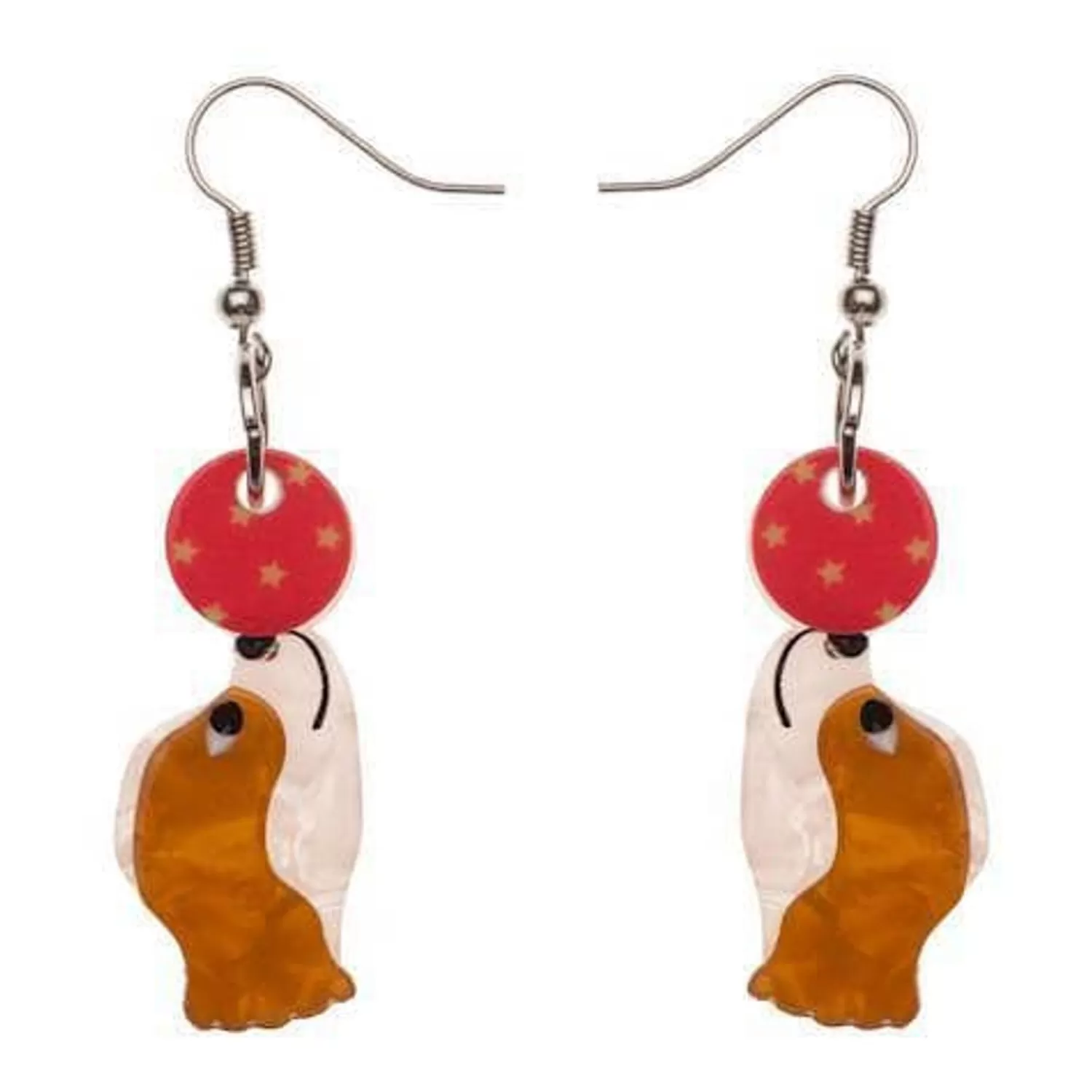 Coco The Clever Cavalier Earrings*Erstwilder Cheap