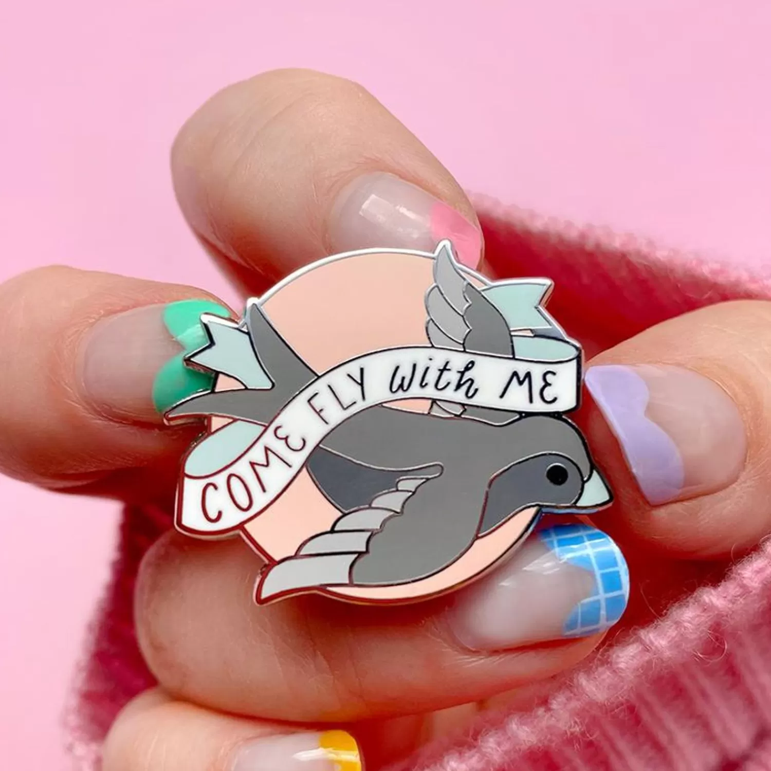 Come Fly With Me Enamel Pin*Erstwilder Flash Sale