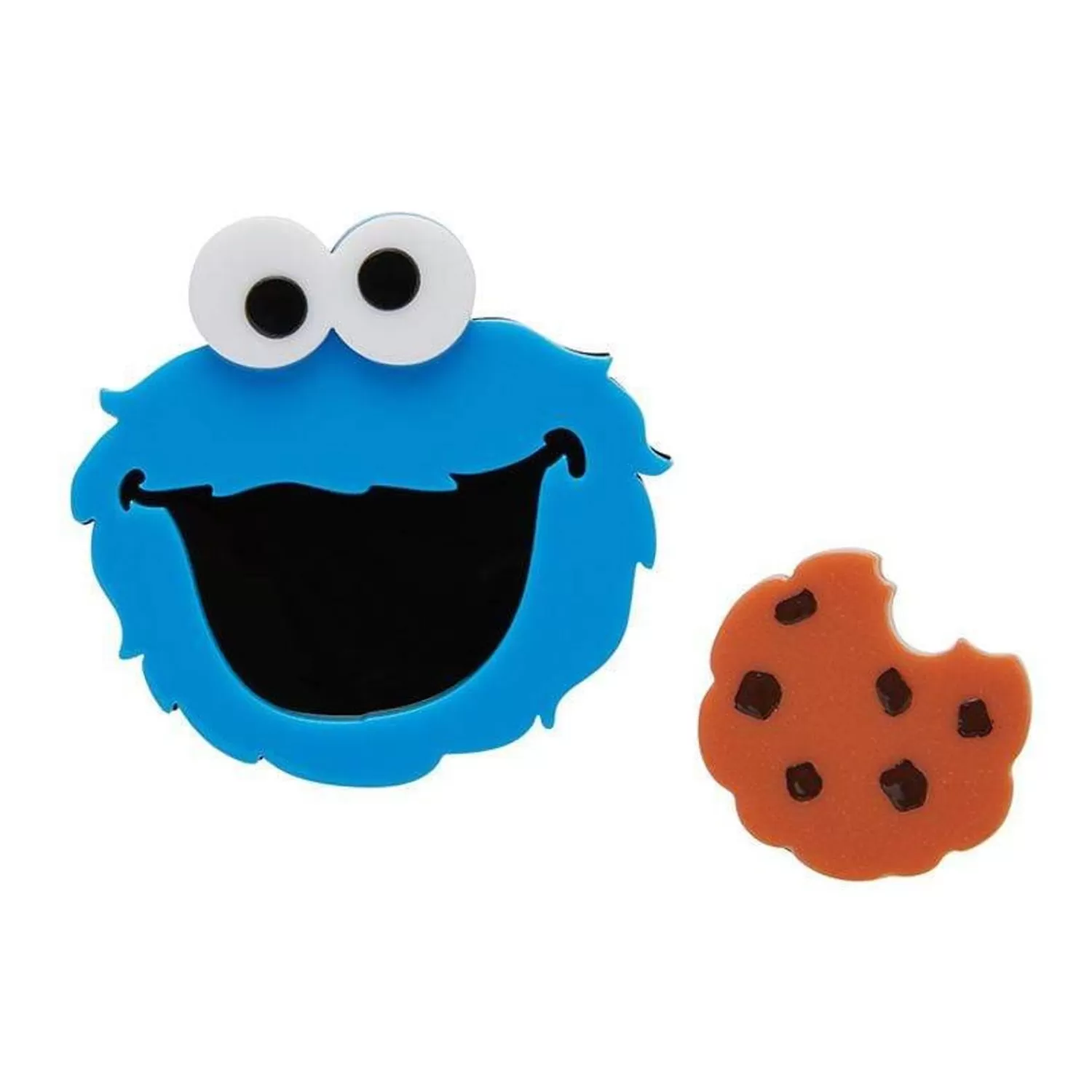 Cookie Monster Brooch*Erstwilder Clearance