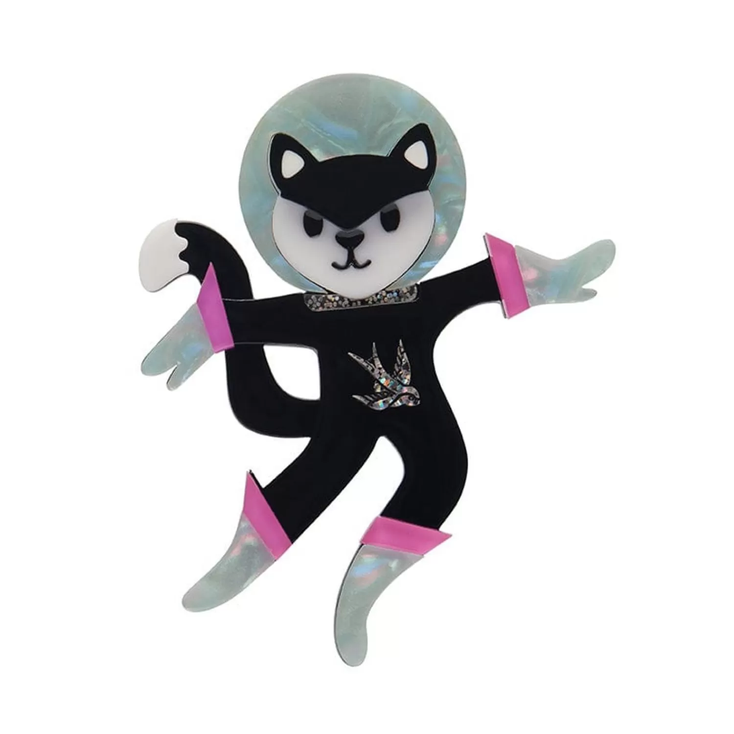 Cosmic Kitty Brooch*Erstwilder Flash Sale