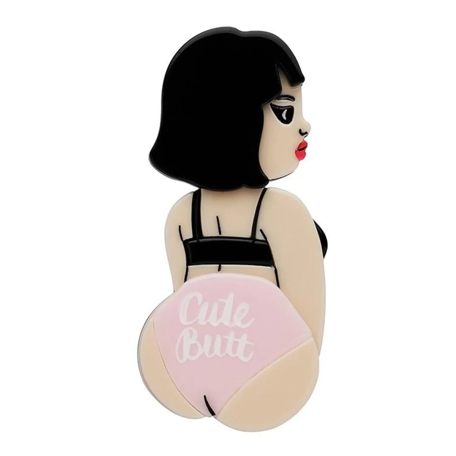 Cute Butt Club Brooch*Erstwilder Fashion