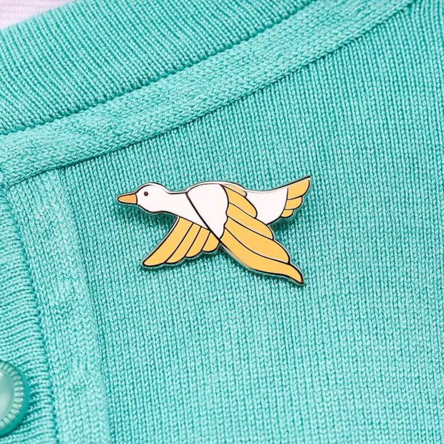 Dancing Duck Enamel Pin*Erstwilder Shop